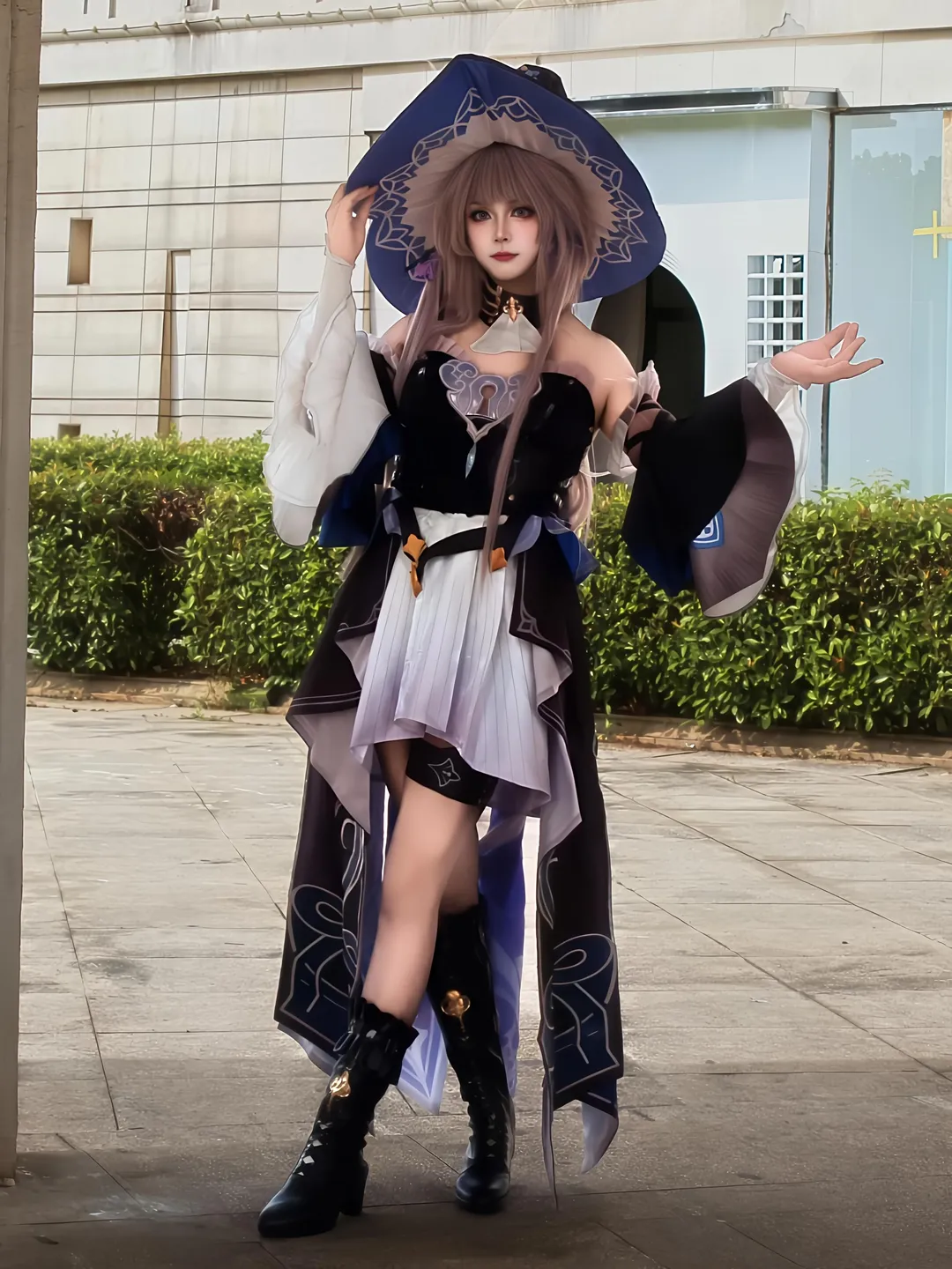 崩坏星穹铁道, 户外摄影, 二次元cosplay, 大黑塔cos, 魔法师装扮 - 第10张