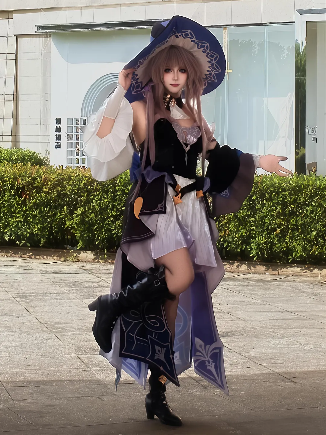 崩坏星穹铁道, 户外摄影, 二次元cosplay, 大黑塔cos, 魔法师装扮 - 第11张