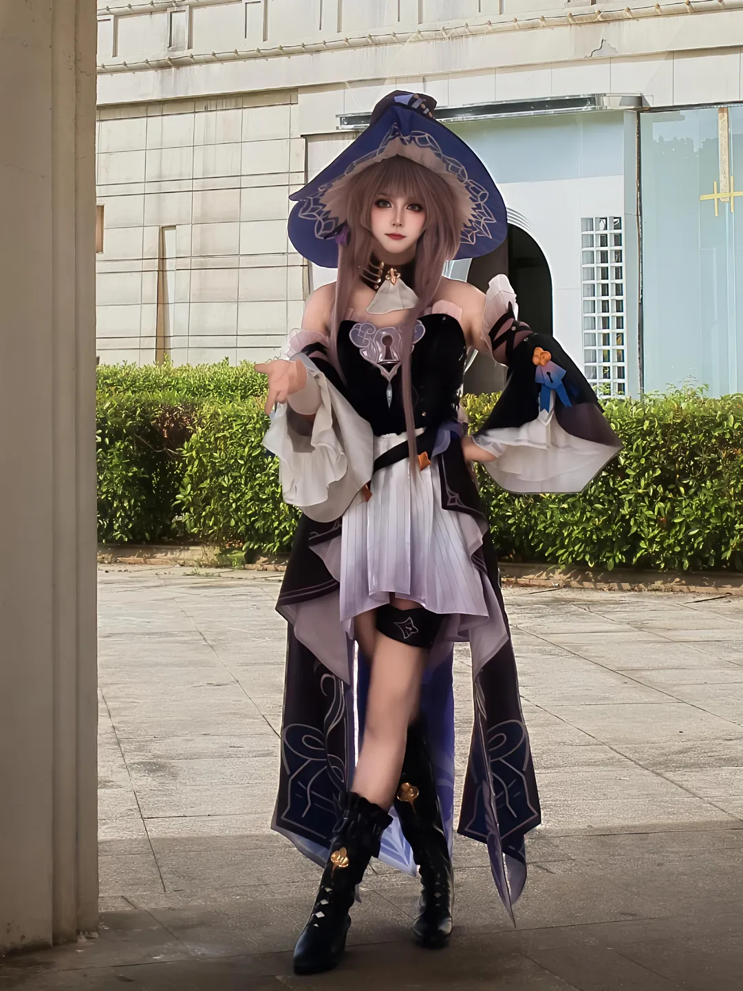崩坏星穹铁道, 户外摄影, 二次元cosplay, 大黑塔cos, 魔法师装扮 - 第12张