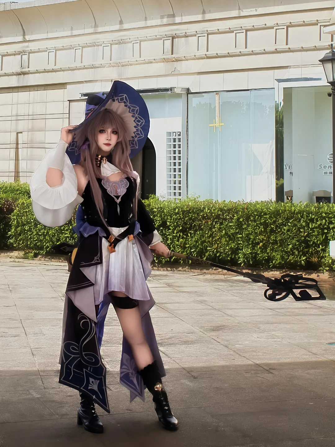 崩坏星穹铁道, 户外摄影, 二次元cosplay, 大黑塔cos, 魔法师装扮 - 第14张