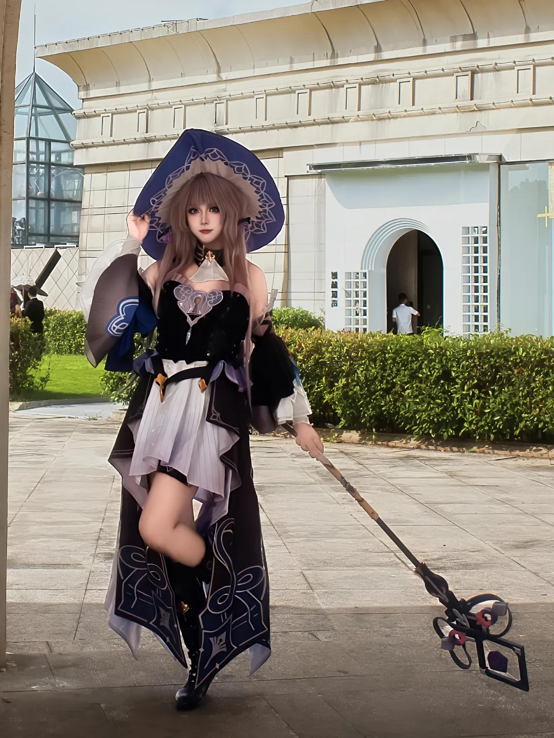 崩坏星穹铁道, 户外摄影, 二次元cosplay, 大黑塔cos, 魔法师装扮 - 第15张
