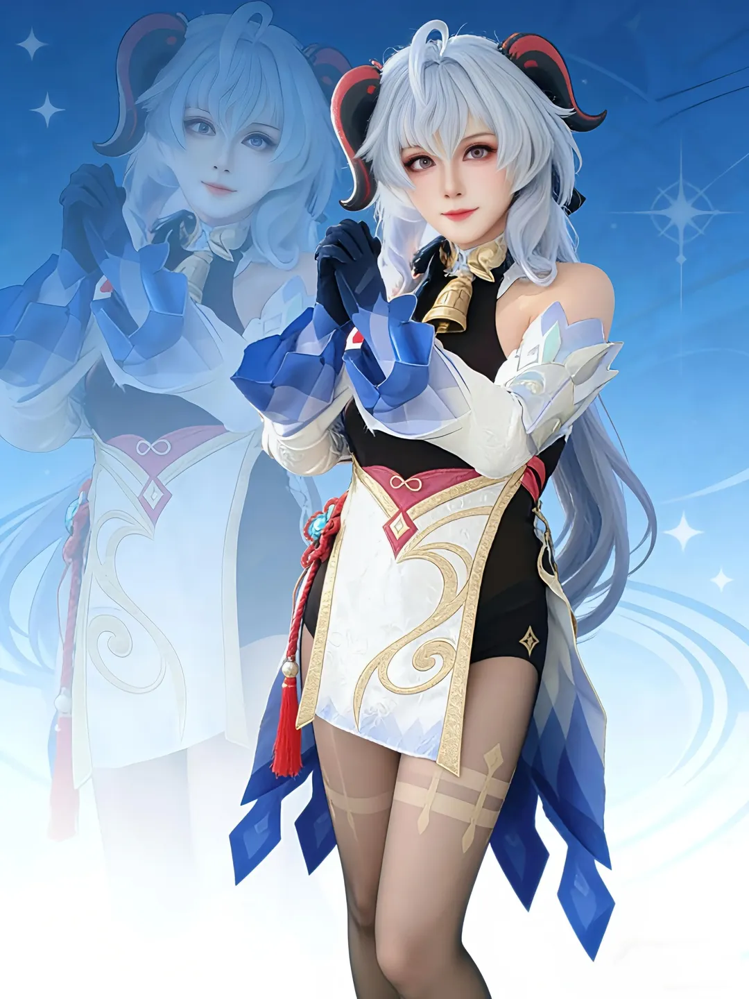 原神, 甘雨 コスプレ, 二次元コスプレ, 黒タイツ コーデ, コスプレイヤーの日常
