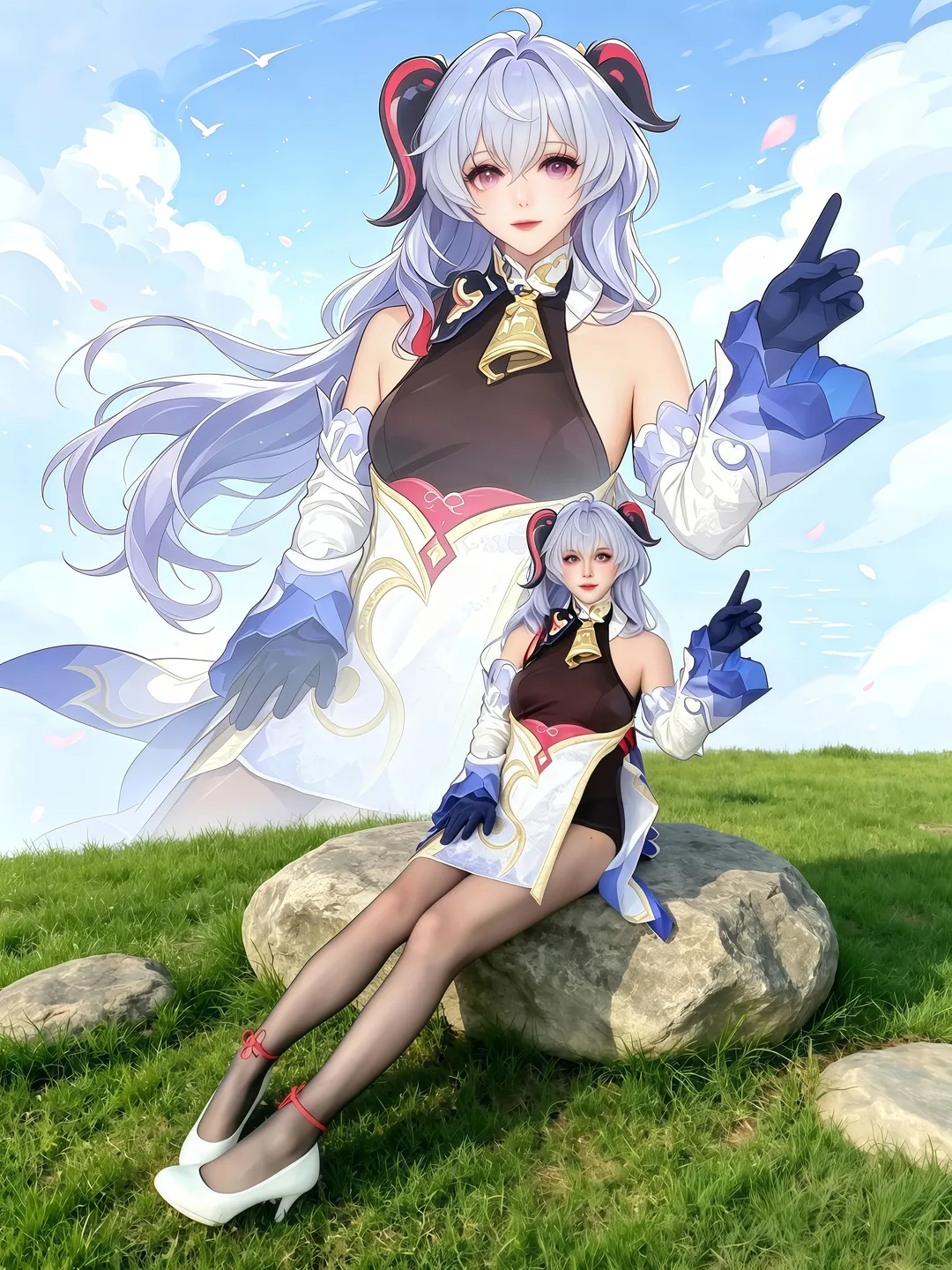 2D, Genshin Impact, Ganyu Cosplay, Liyue character, Cosplay sharing - Image 1