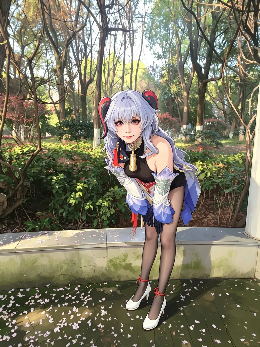 2D, Genshin Impact, Ganyu Cosplay, Liyue character, Cosplay sharing - Image 11