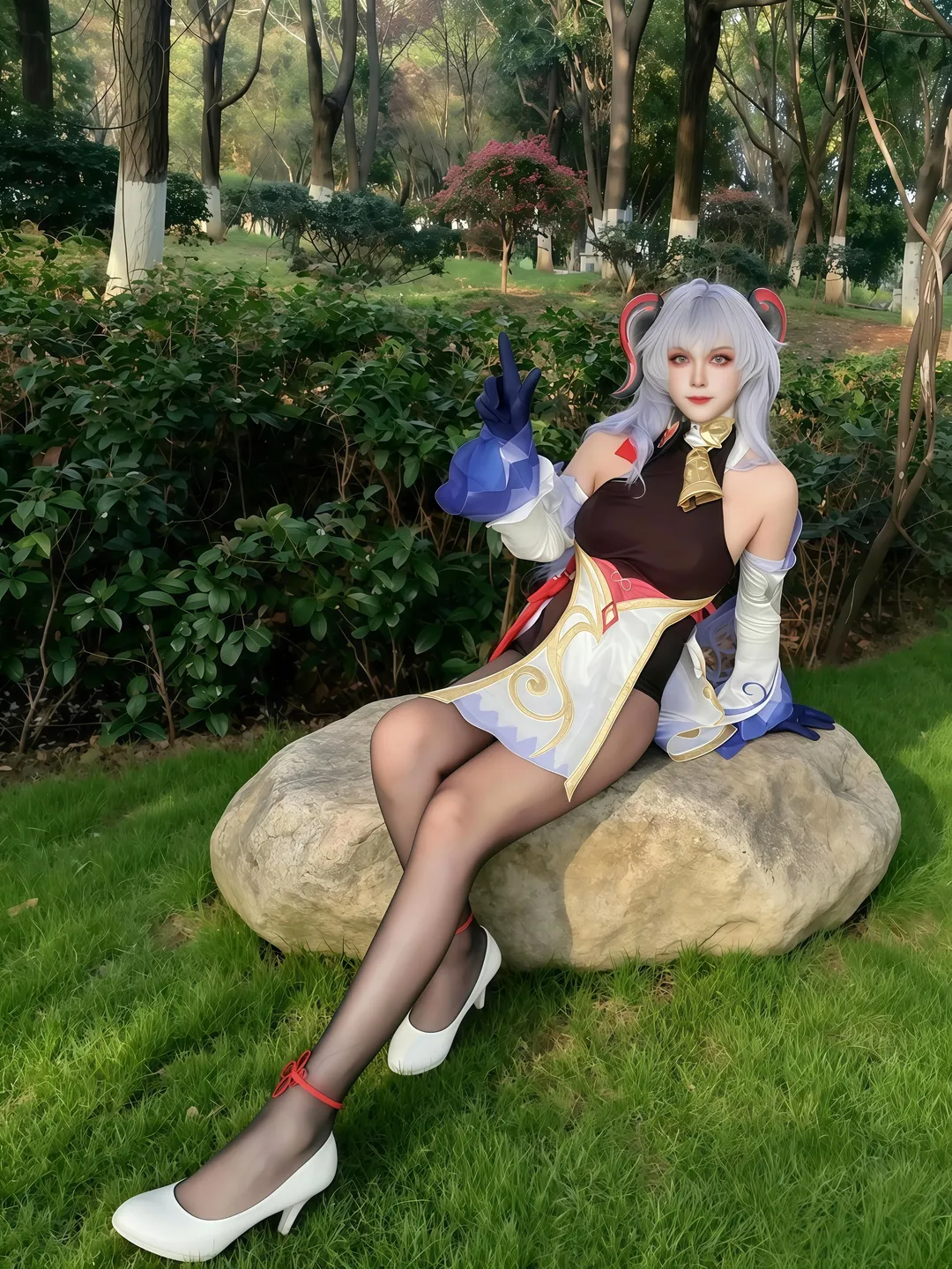 2D, Genshin Impact, Ganyu Cosplay, Liyue character, Cosplay sharing - Image 12