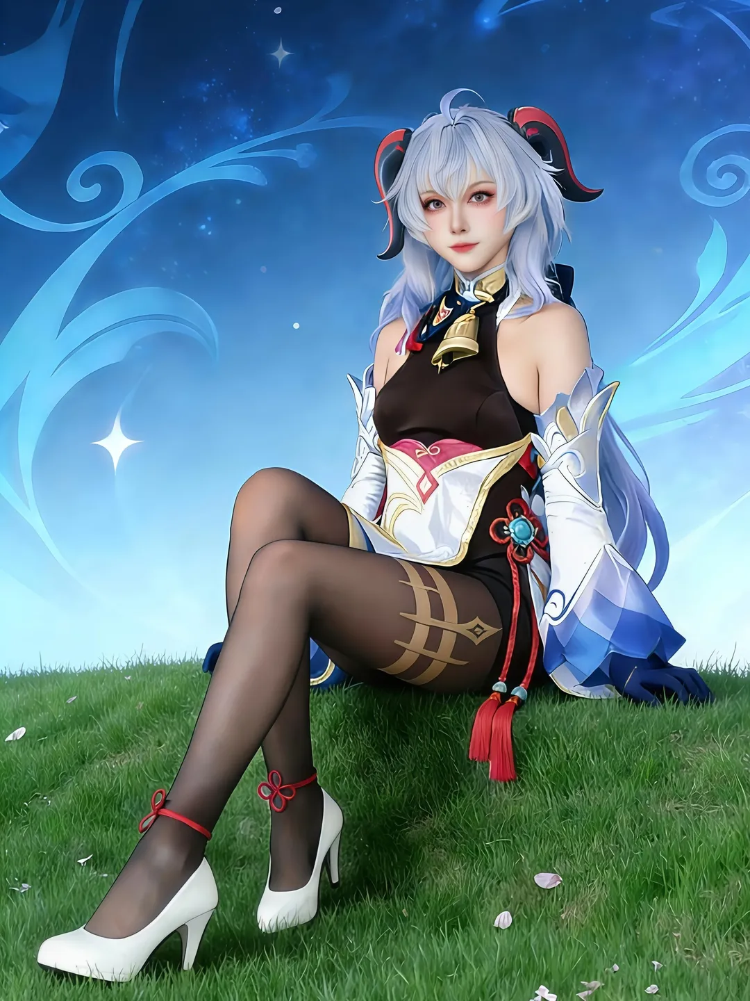 2D, Genshin Impact, Ganyu Cosplay, Liyue character, Cosplay sharing - Image 14