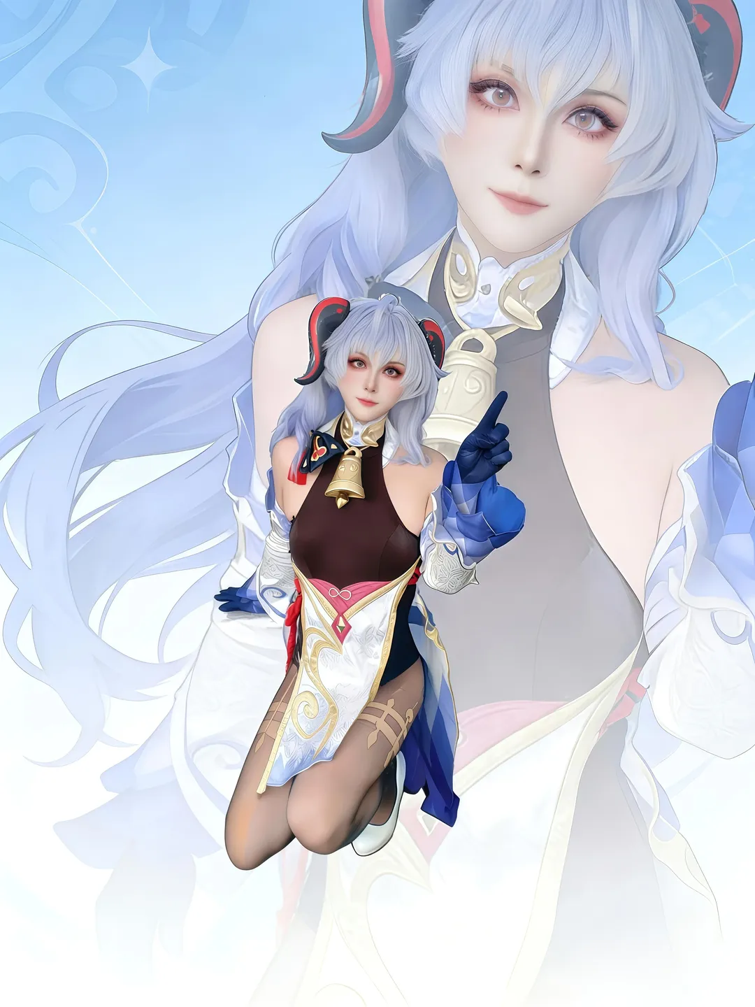 2D, Genshin Impact, Ganyu Cosplay, Liyue character, Cosplay sharing - Image 4