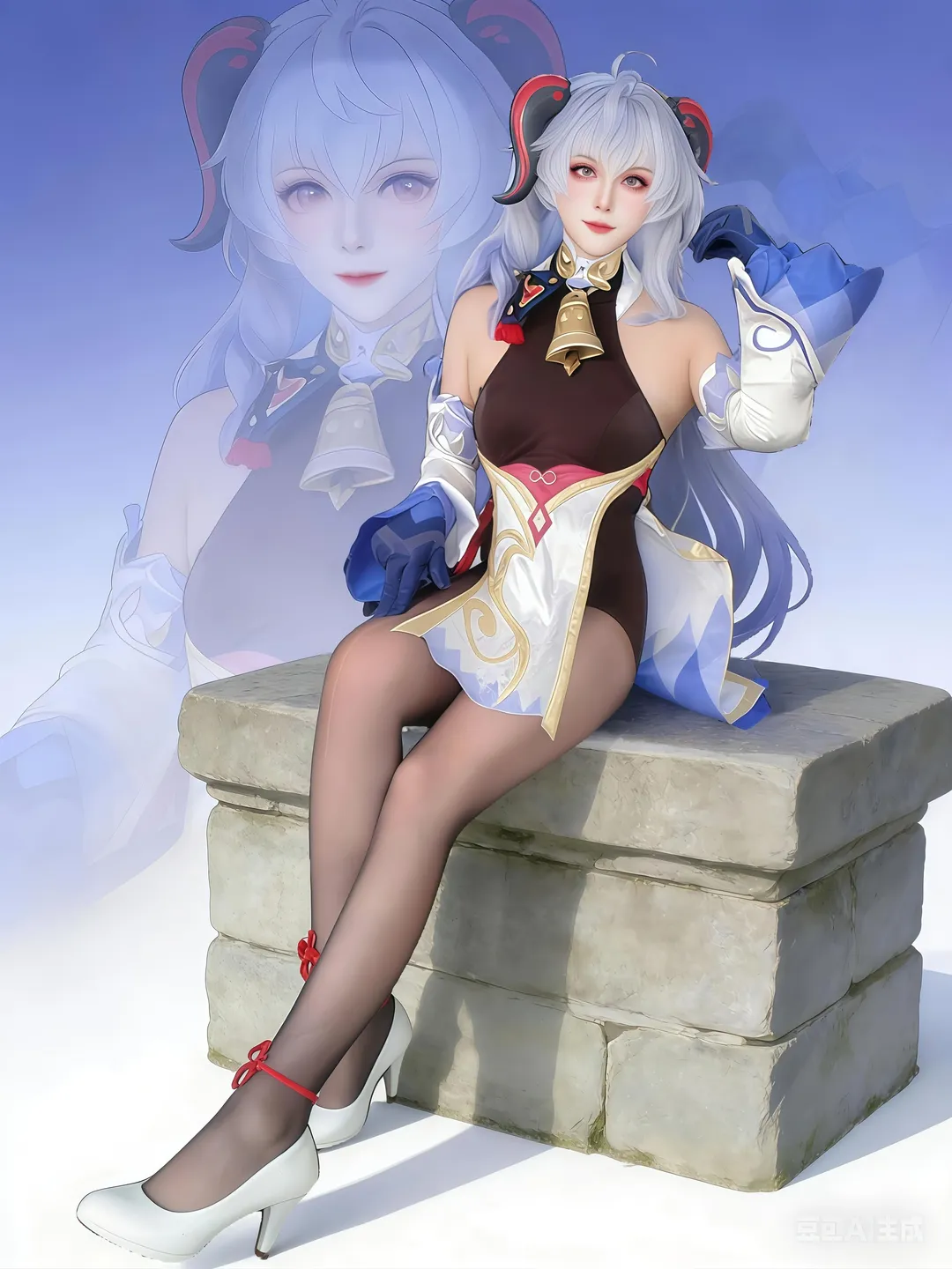 2D, Genshin Impact, Ganyu Cosplay, Liyue character, Cosplay sharing - Image 5
