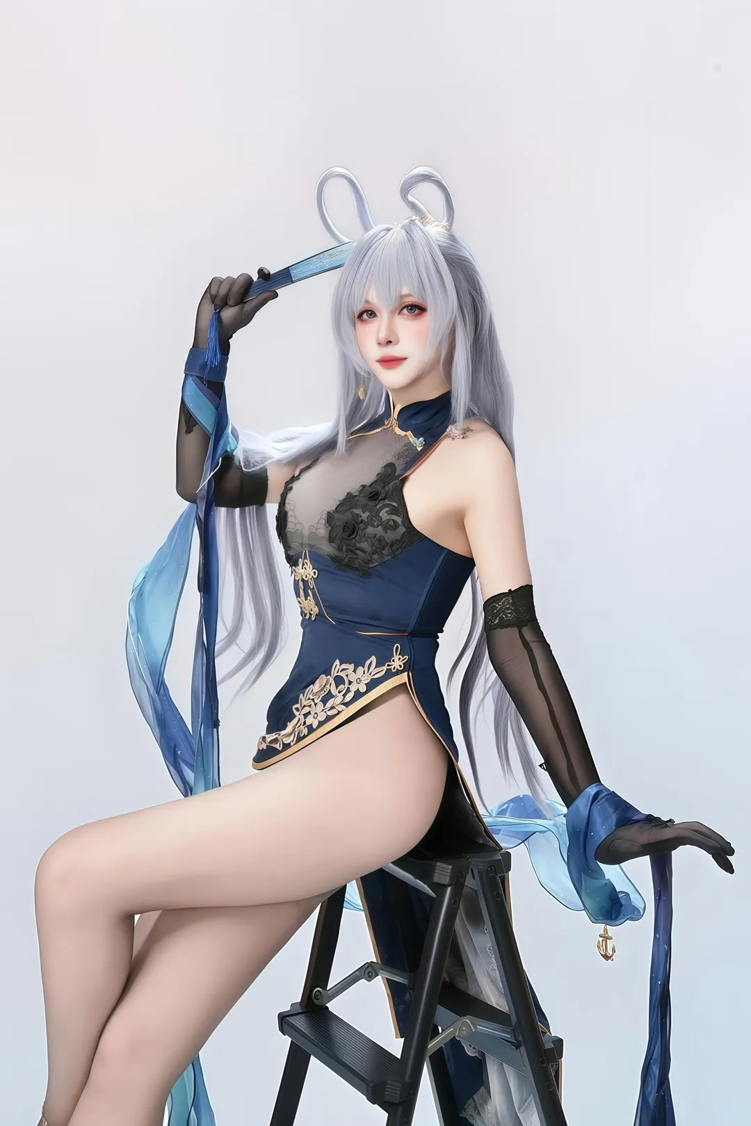碧蓝航线, cos正片, 二次元cosplay, 旗袍造型, 花园cos - 第11张
