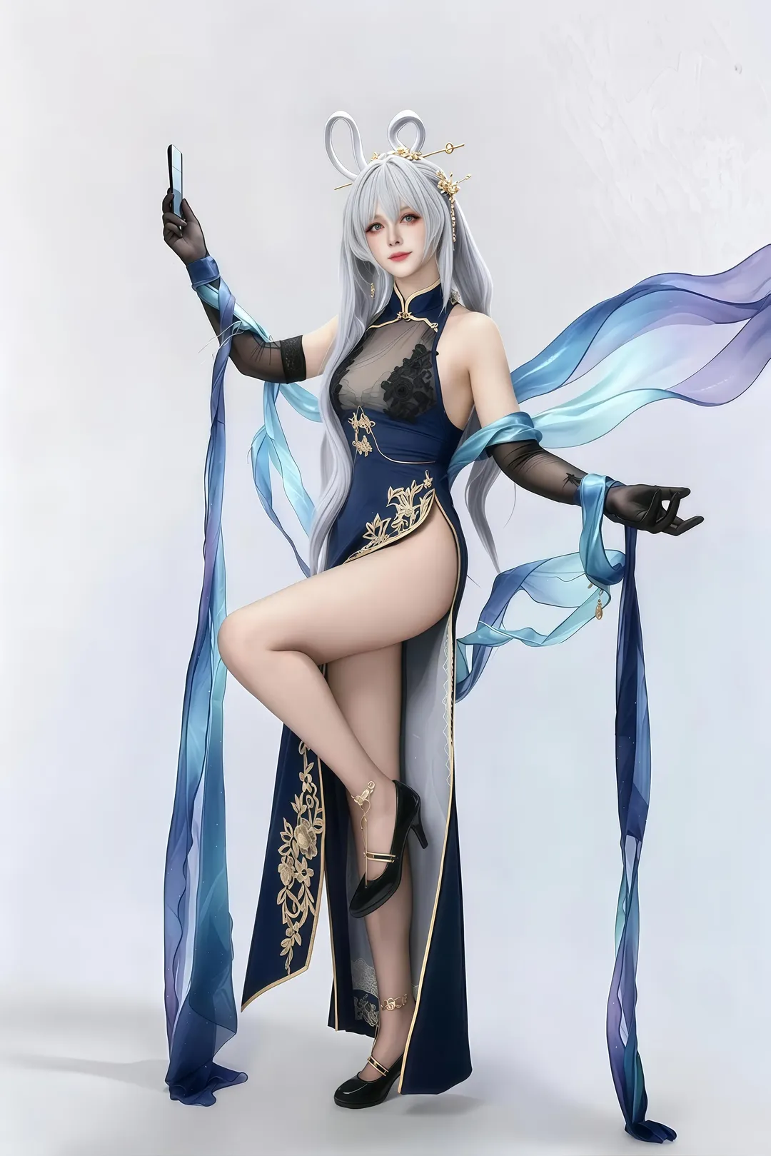 碧蓝航线, cos正片, 二次元cosplay, 旗袍造型, 花园cos - 第4张