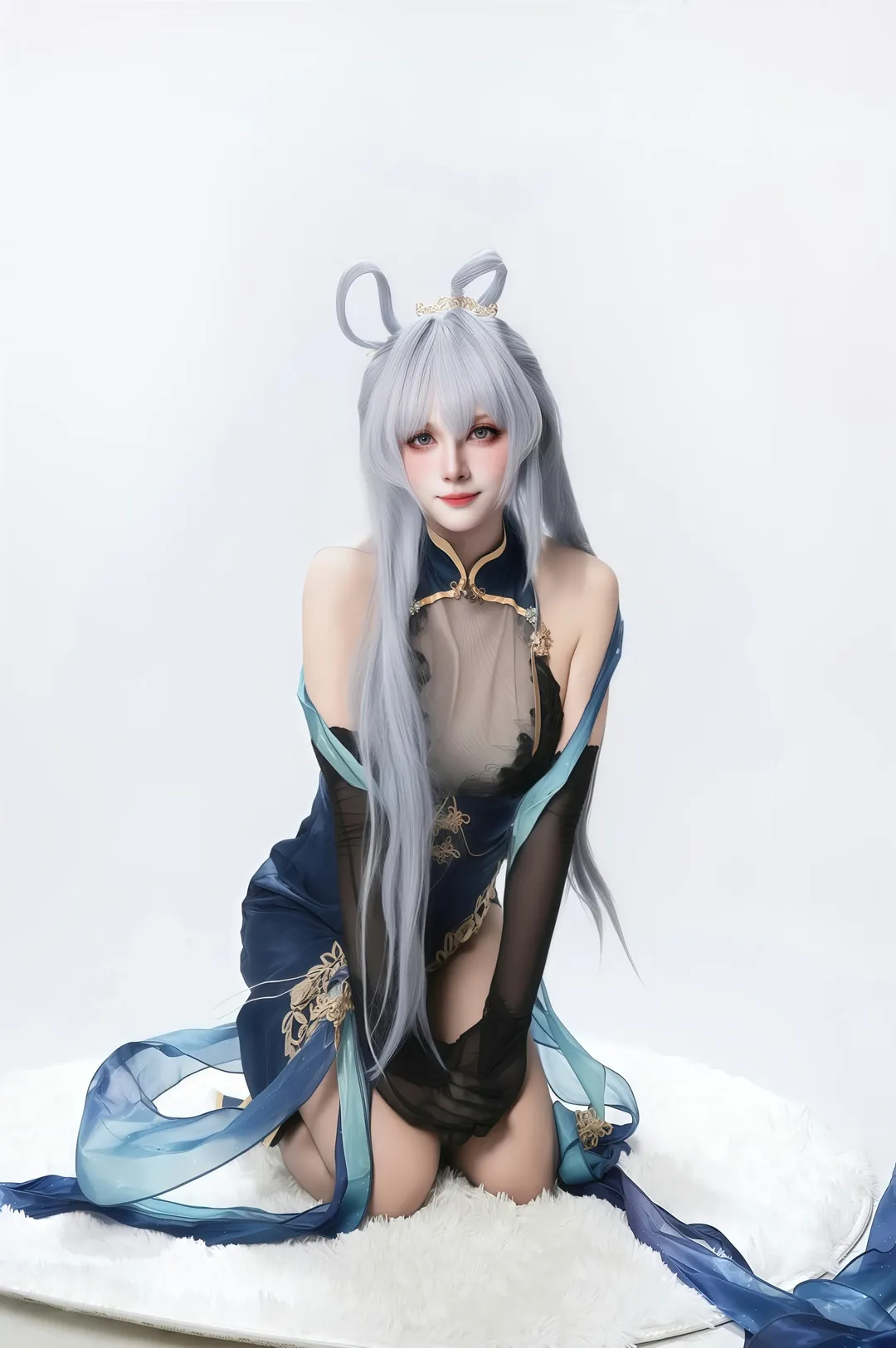 碧蓝航线, cos正片, 二次元cosplay, 旗袍造型, 花园cos - 第8张