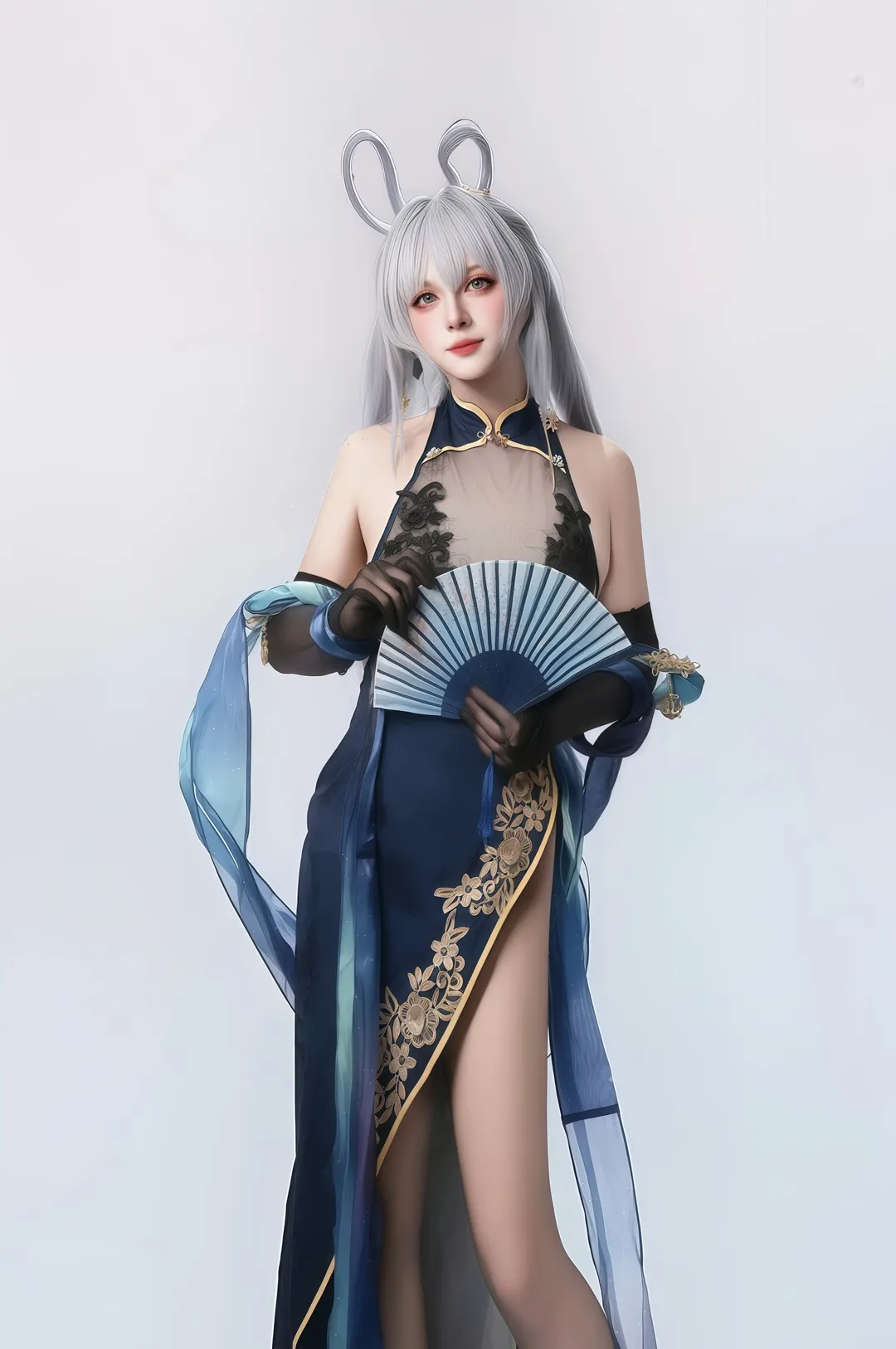 碧蓝航线, cos正片, 二次元cosplay, 旗袍造型, 花园cos - 第9张