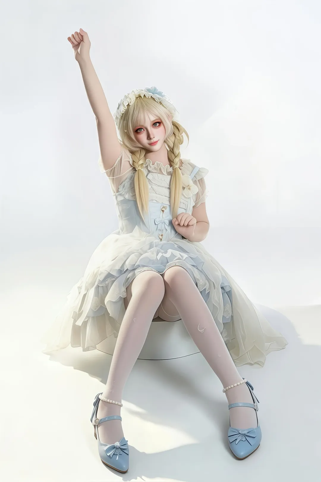 Cosplay, 二次元摄影, Lolita穿搭, 正片, 三坑少女 - 第10张