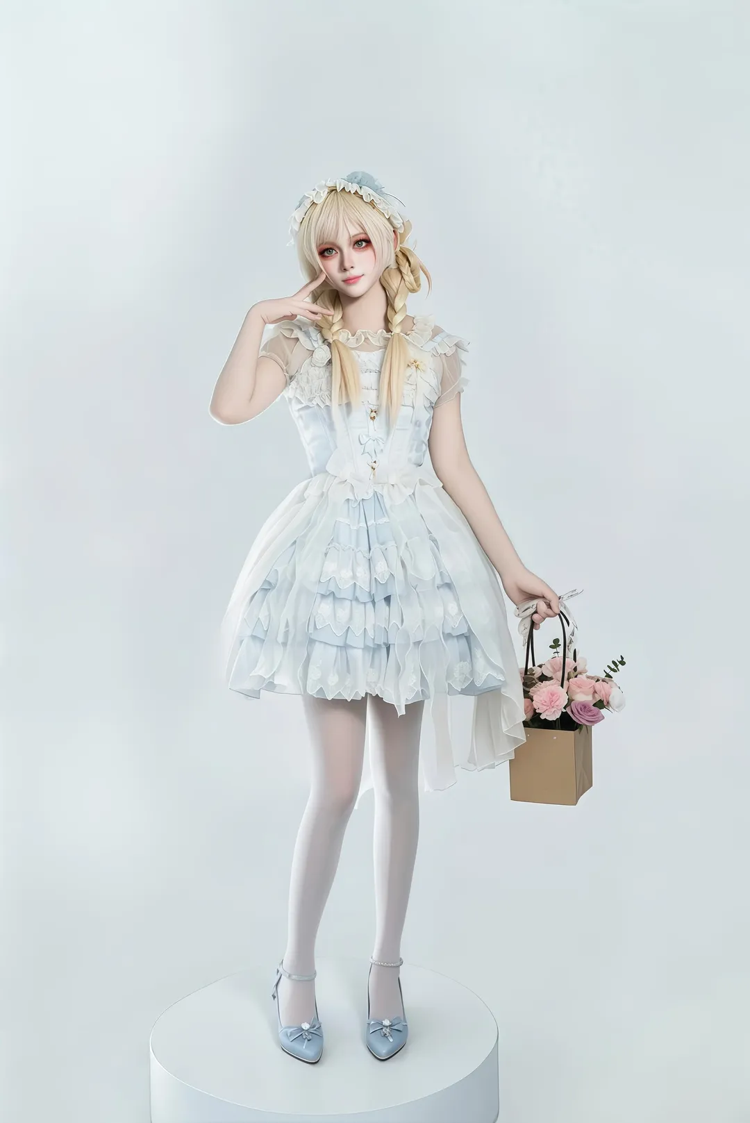 Cosplay, 二次元摄影, Lolita穿搭, 正片, 三坑少女 - 第11张