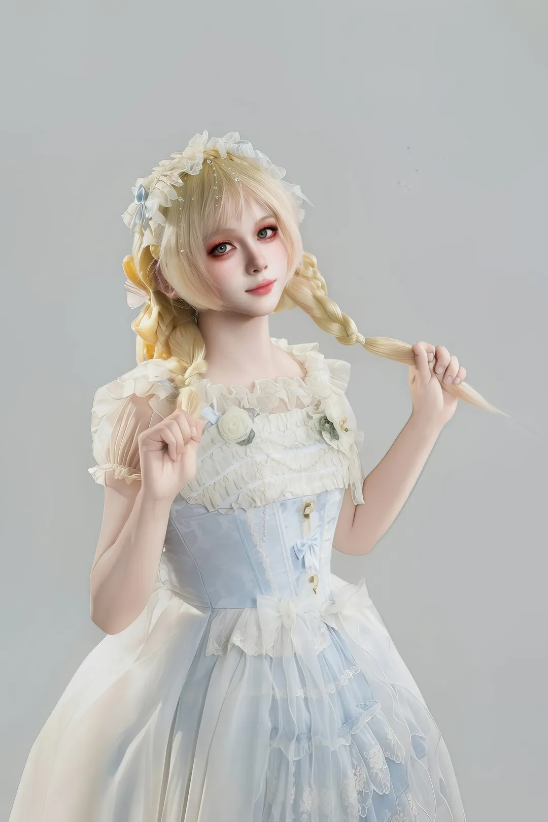 Cosplay, 二次元摄影, Lolita穿搭, 正片, 三坑少女 - 第5张
