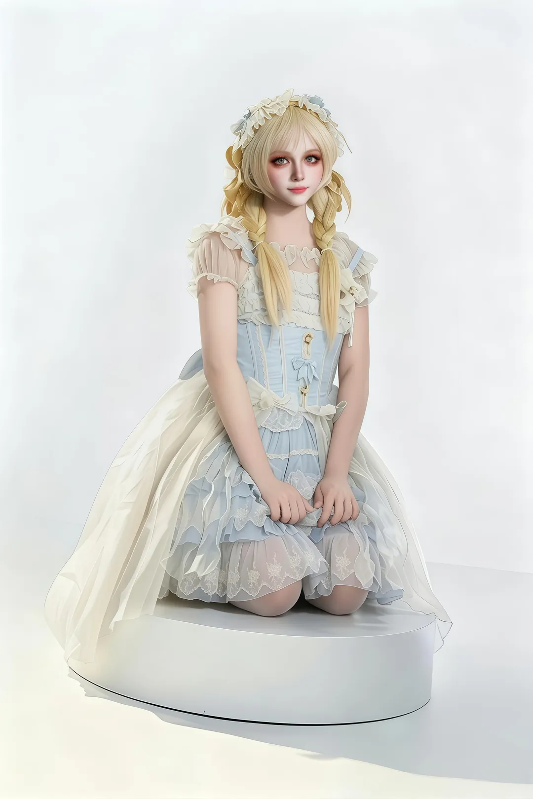 Cosplay, 二次元摄影, Lolita穿搭, 正片, 三坑少女 - 第7张