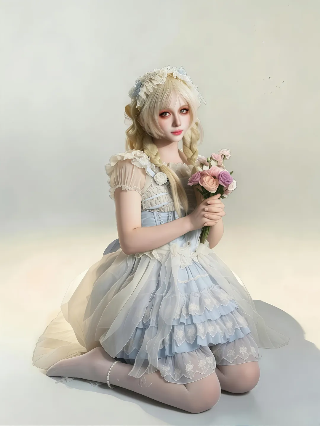 Cosplay, 二次元摄影, Lolita穿搭, 正片, 三坑少女 - 第8张