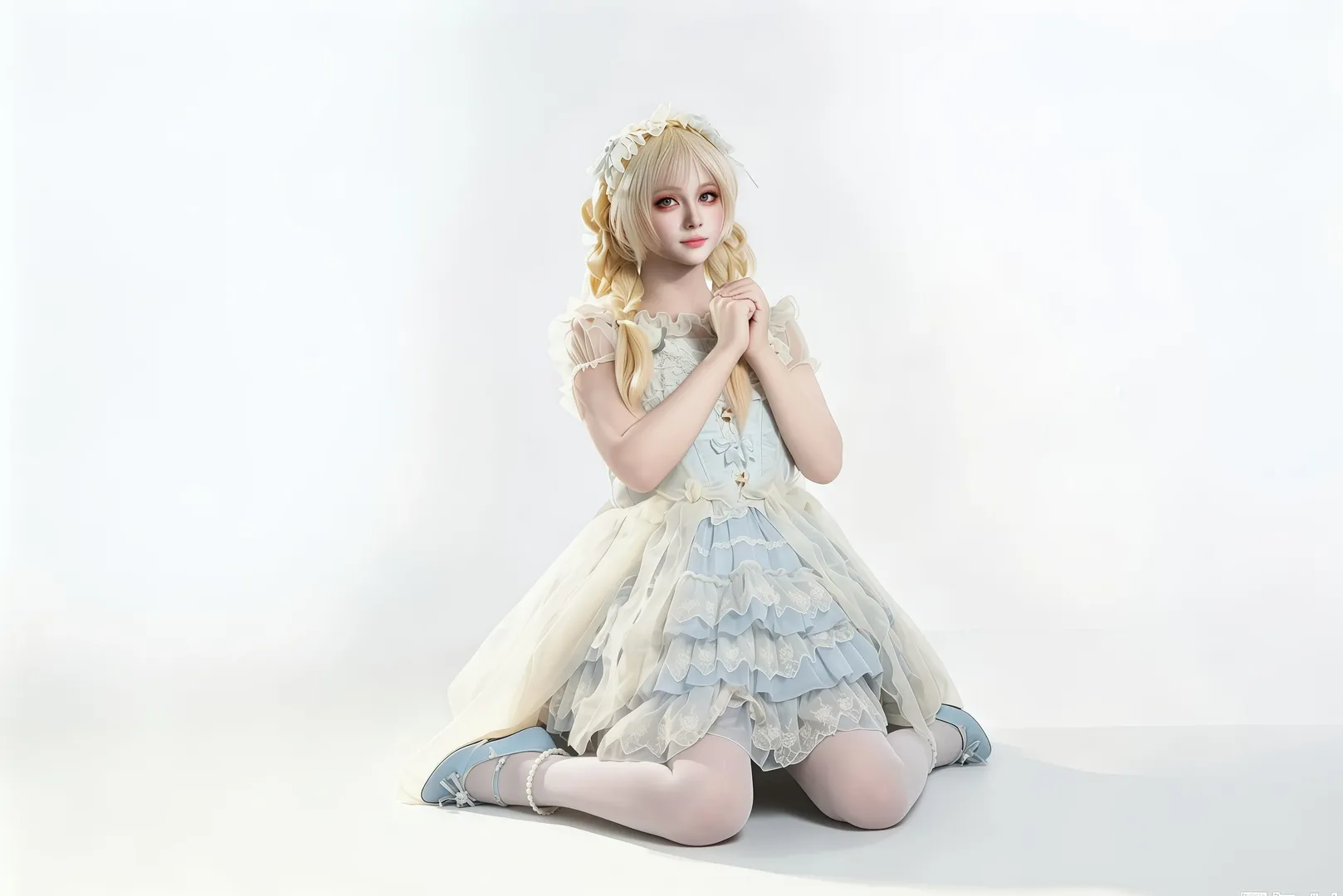 Cosplay, 二次元摄影, Lolita穿搭, 正片, 三坑少女 - 第9张