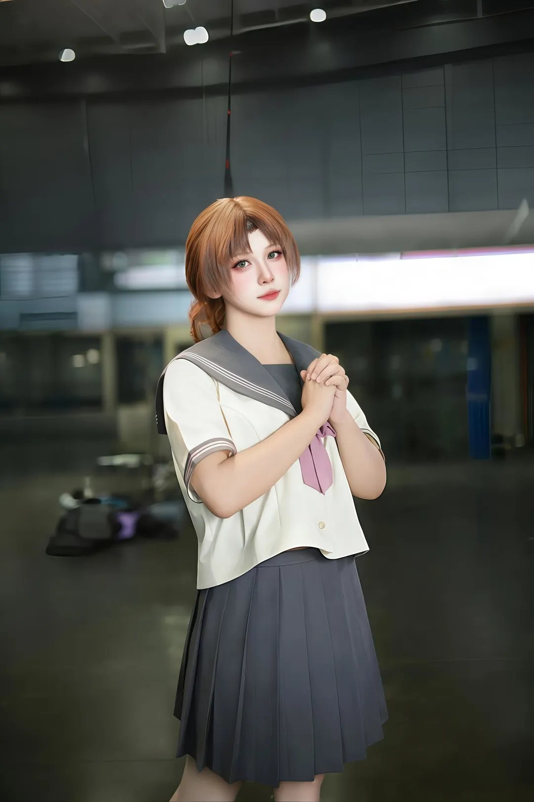 イベント写真, JK制服, 名探偵コナン, 遠山和葉コスプレ, 長沙モカアニメ展 - 4枚目