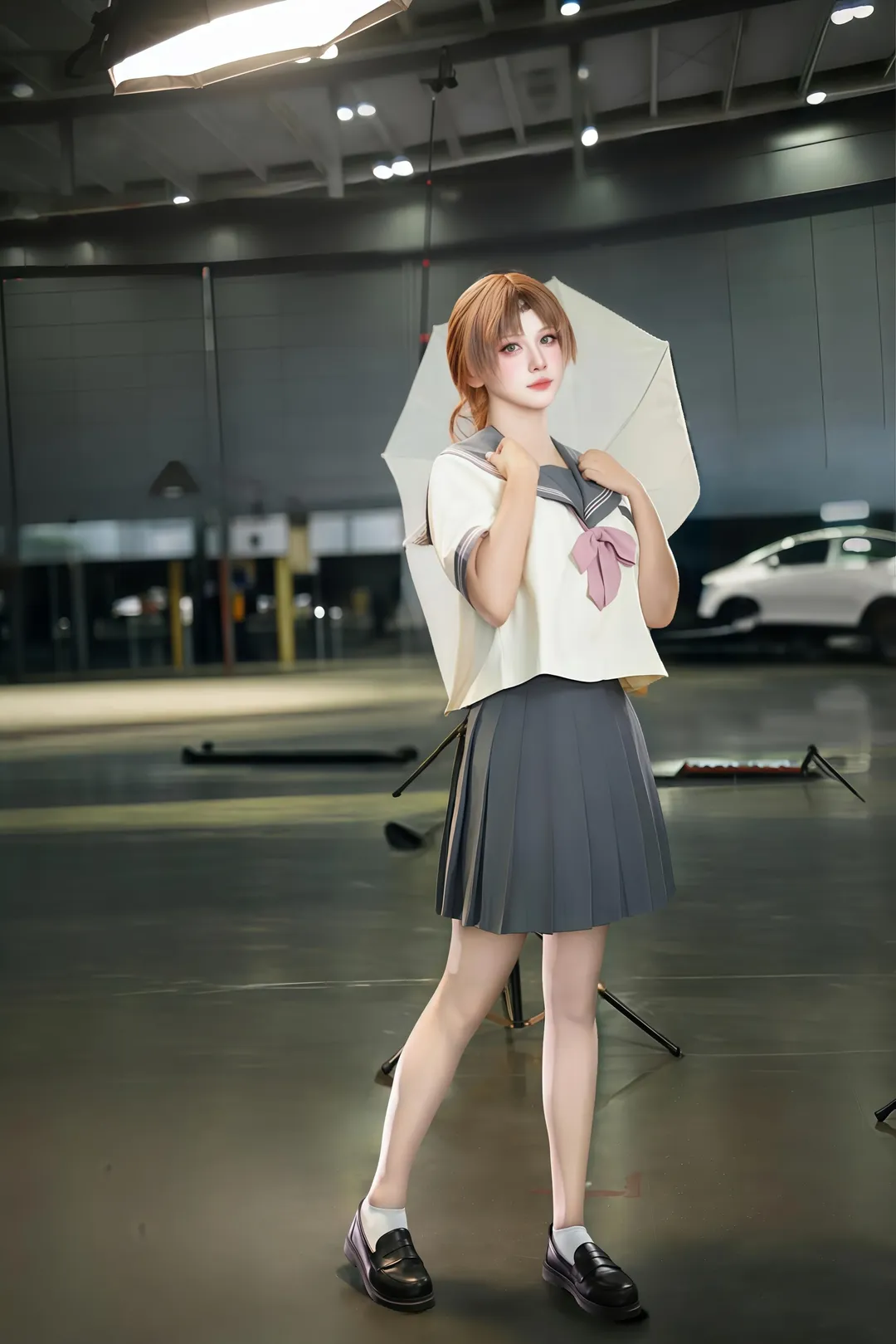 イベント写真, JK制服, 名探偵コナン, 遠山和葉コスプレ, 長沙モカアニメ展 - 9枚目