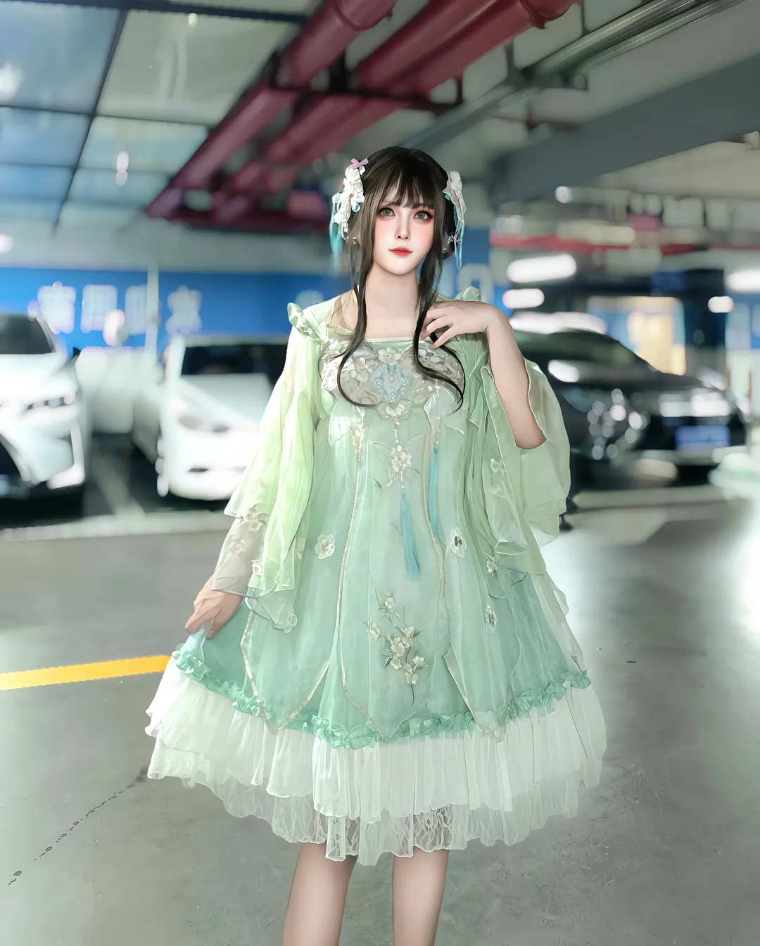 二次元コスプレ, 中国風写真, コスプレ日常, 中華風ロリータ, 漢服ロリィタ コーデ - 2枚目