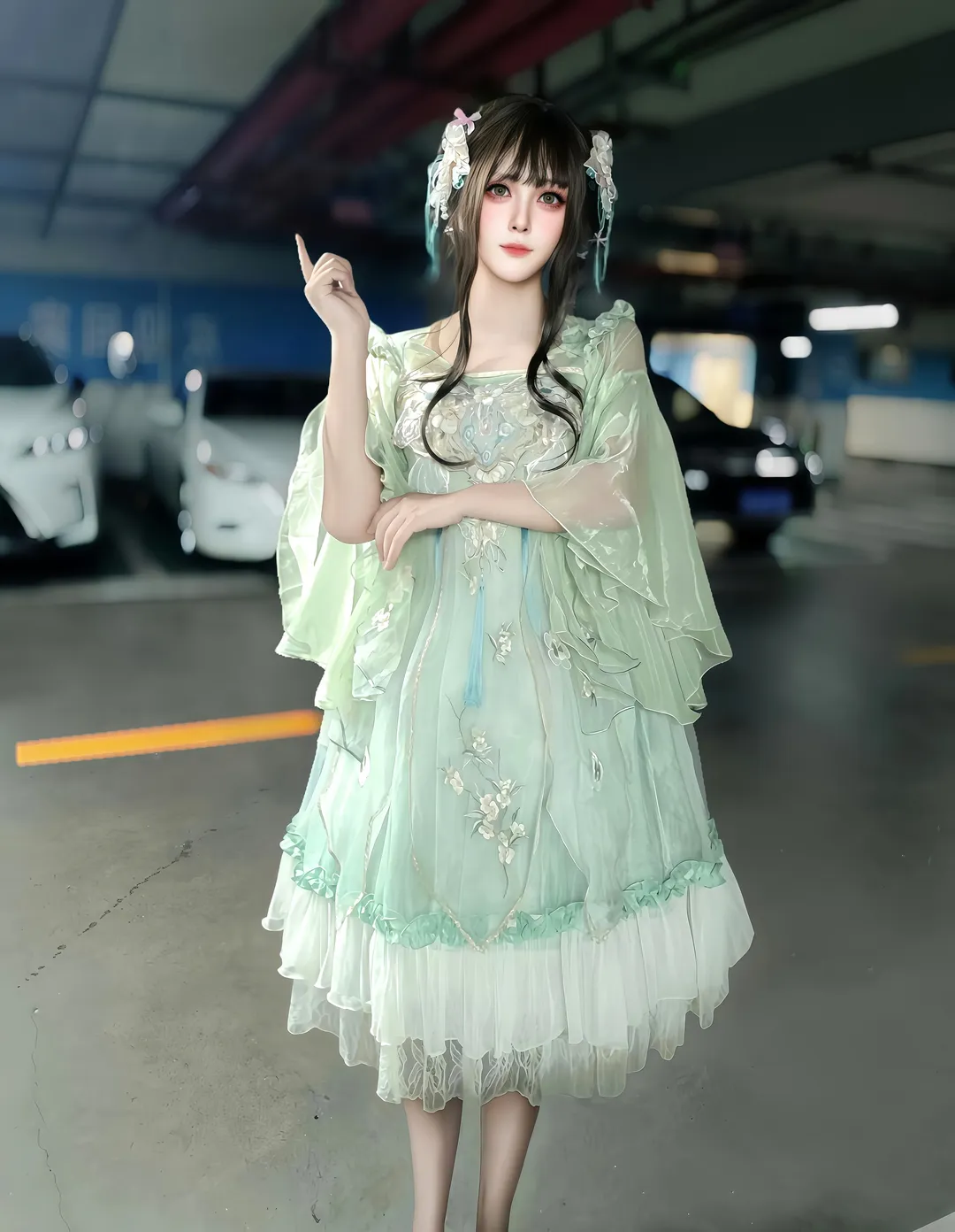 二次元コスプレ, 中国風写真, コスプレ日常, 中華風ロリータ, 漢服ロリィタ コーデ - 5枚目