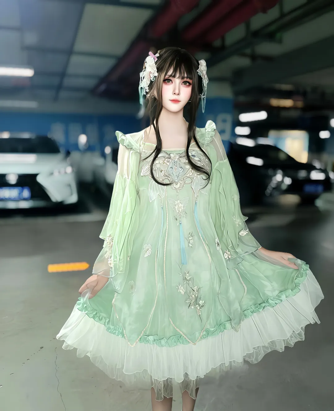 二次元コスプレ, 中国風写真, コスプレ日常, 中華風ロリータ, 漢服ロリィタ コーデ - 6枚目