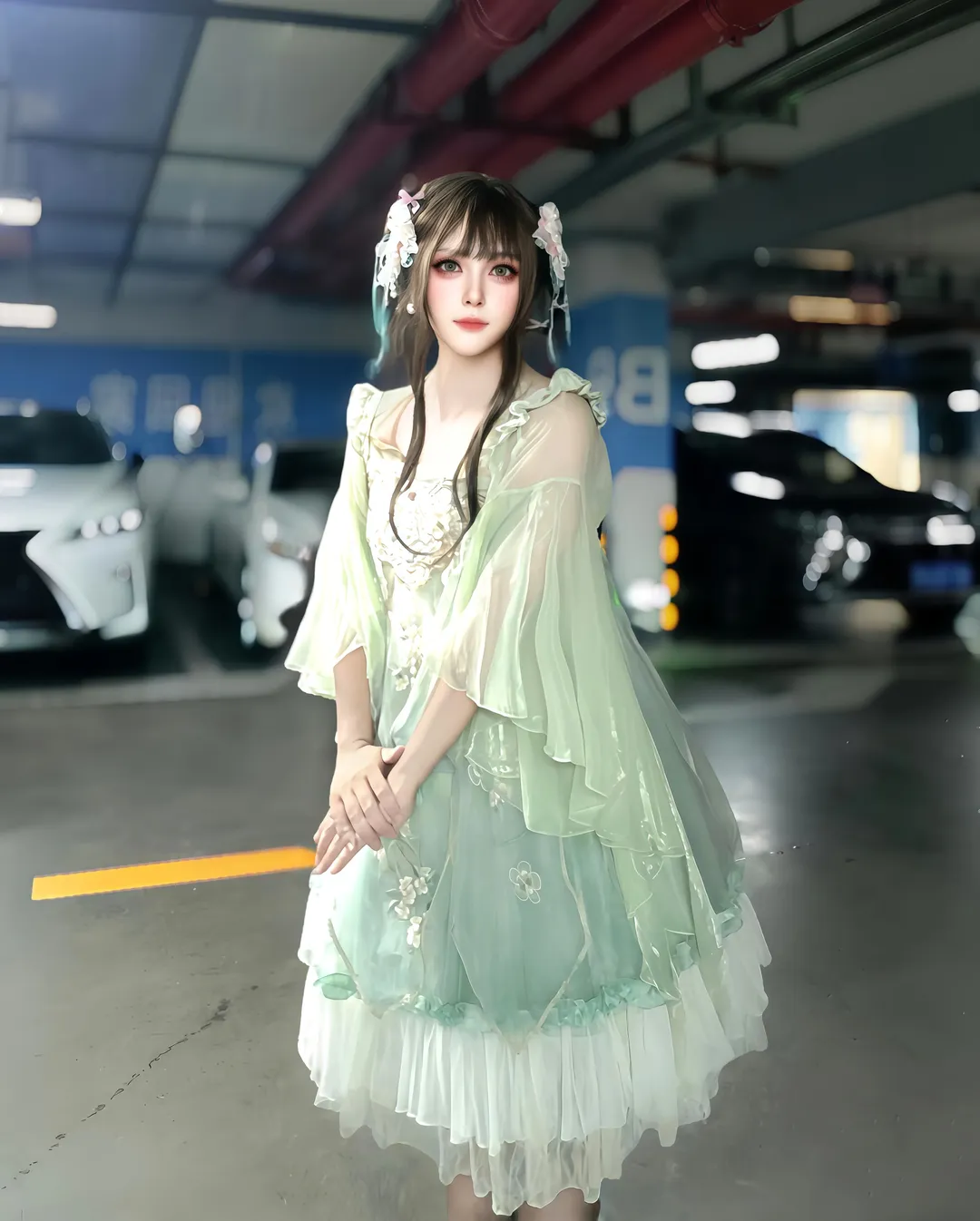 二次元コスプレ, 中国風写真, コスプレ日常, 中華風ロリータ, 漢服ロリィタ コーデ - 8枚目