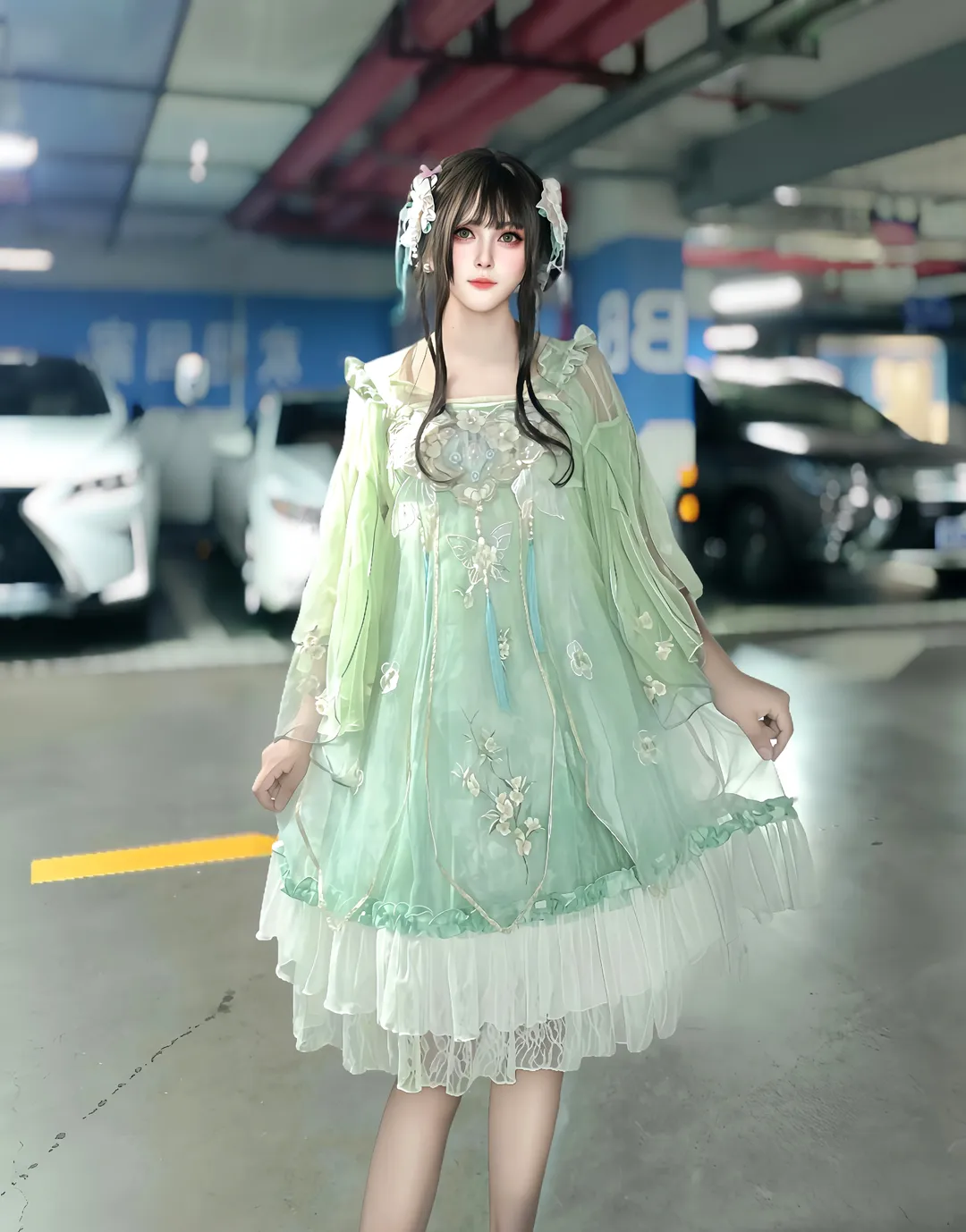 二次元コスプレ, 中国風写真, コスプレ日常, 中華風ロリータ, 漢服ロリィタ コーデ - 9枚目