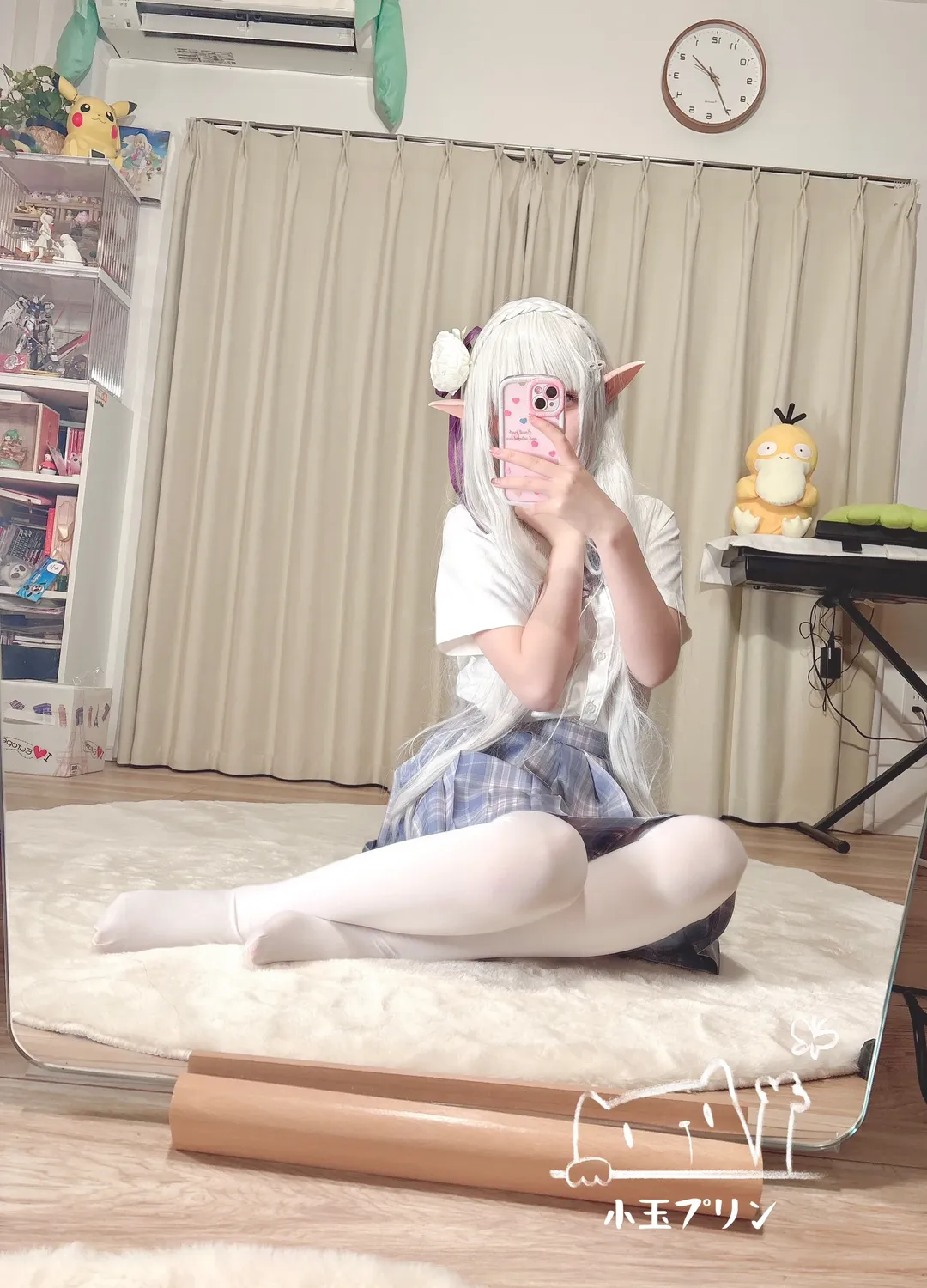 从零开始的异世界生活, 爱蜜莉雅cos, 精灵耳, jk制服, cos委托 - 第2张