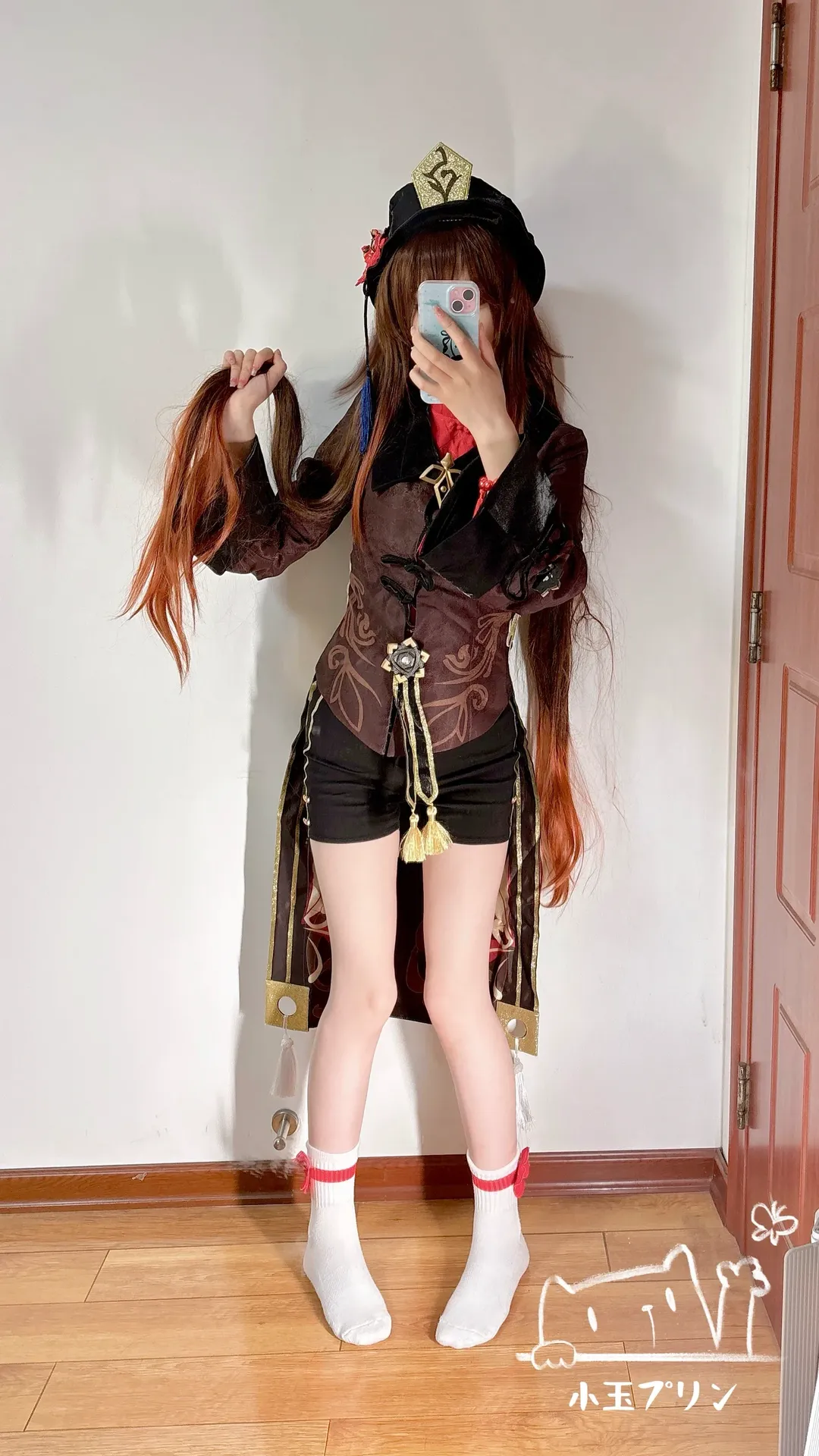 二次元, 原神, 胡桃cos, cosplay穿搭, 居家自拍 - 第2张