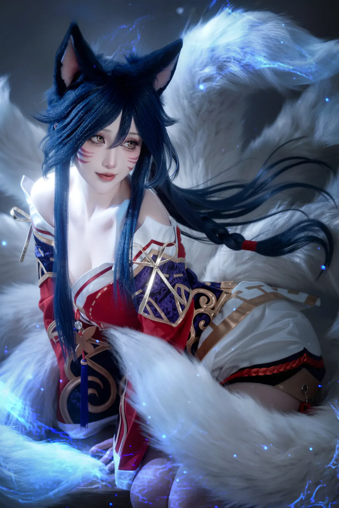 cosplay正片, 阿狸cos, 兽耳装扮, 九尾狐cos, BW漫展