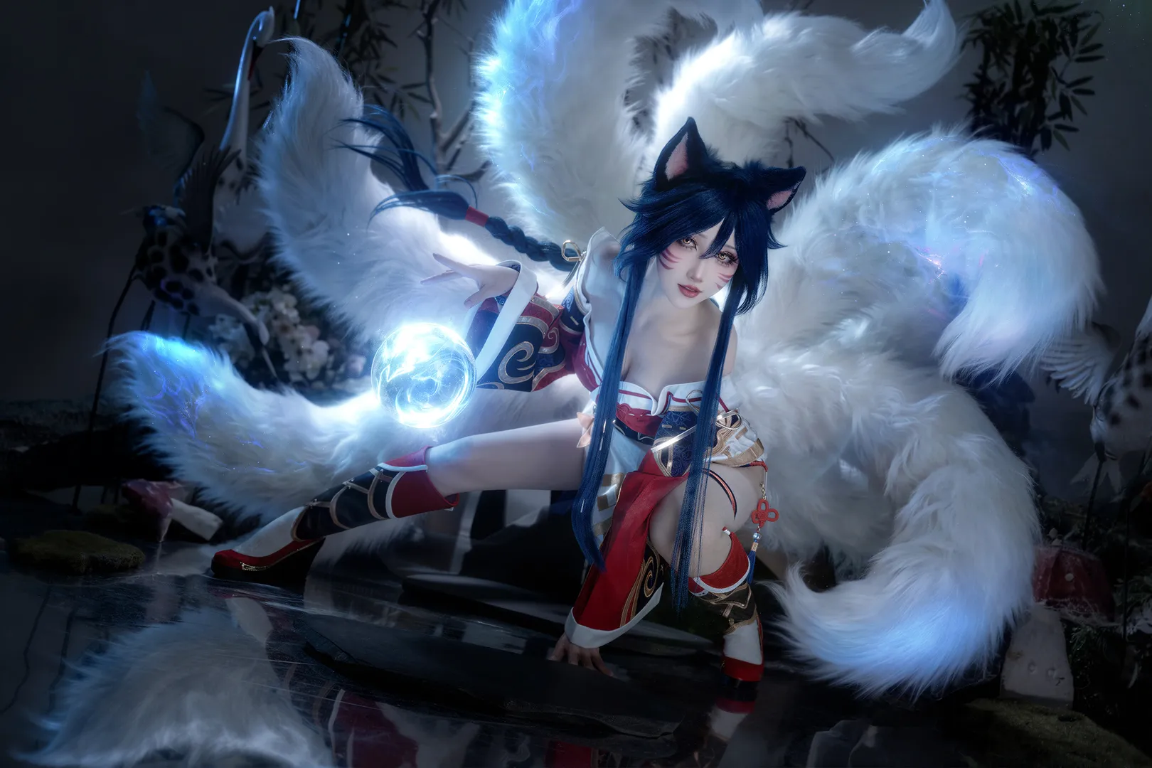cosplay正片, 阿狸cos, 兽耳装扮, 九尾狐cos, BW漫展 - 第4张