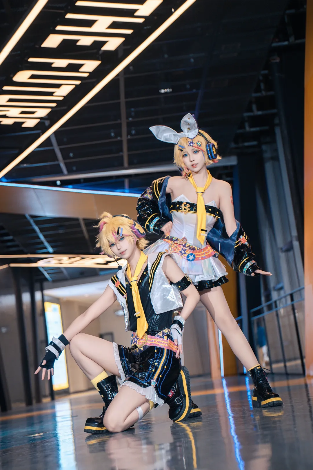 Cosplay photography, Muse Dash, Kagamine Rin/Len Cosplay, Kagamine Rin, Kagamine Len
