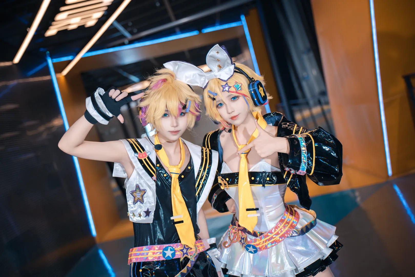 コスプレ撮影, ミューズダッシュ, 鏡音リン・レン コスプレ, 鏡音リン, 鏡音レン - 4枚目