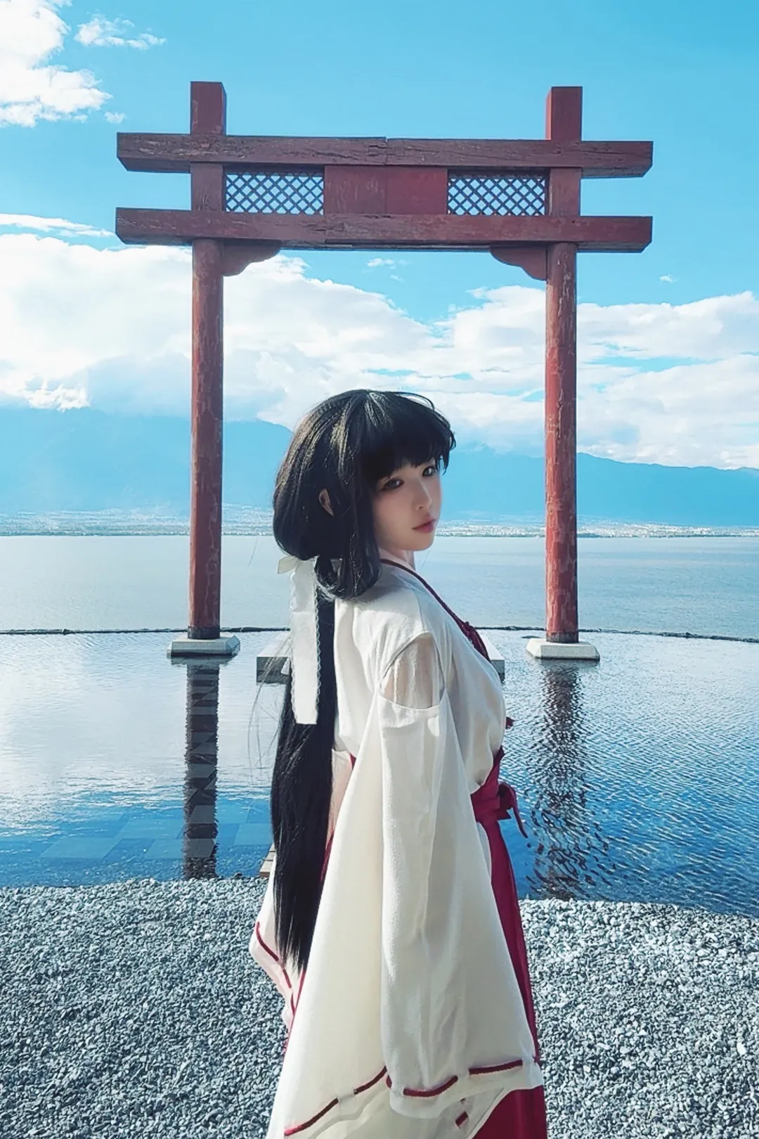 Anime cosplay, Cosplay photography, Kikyo cosplay, Inuyasha, Japanese style shrine maiden - Image 1