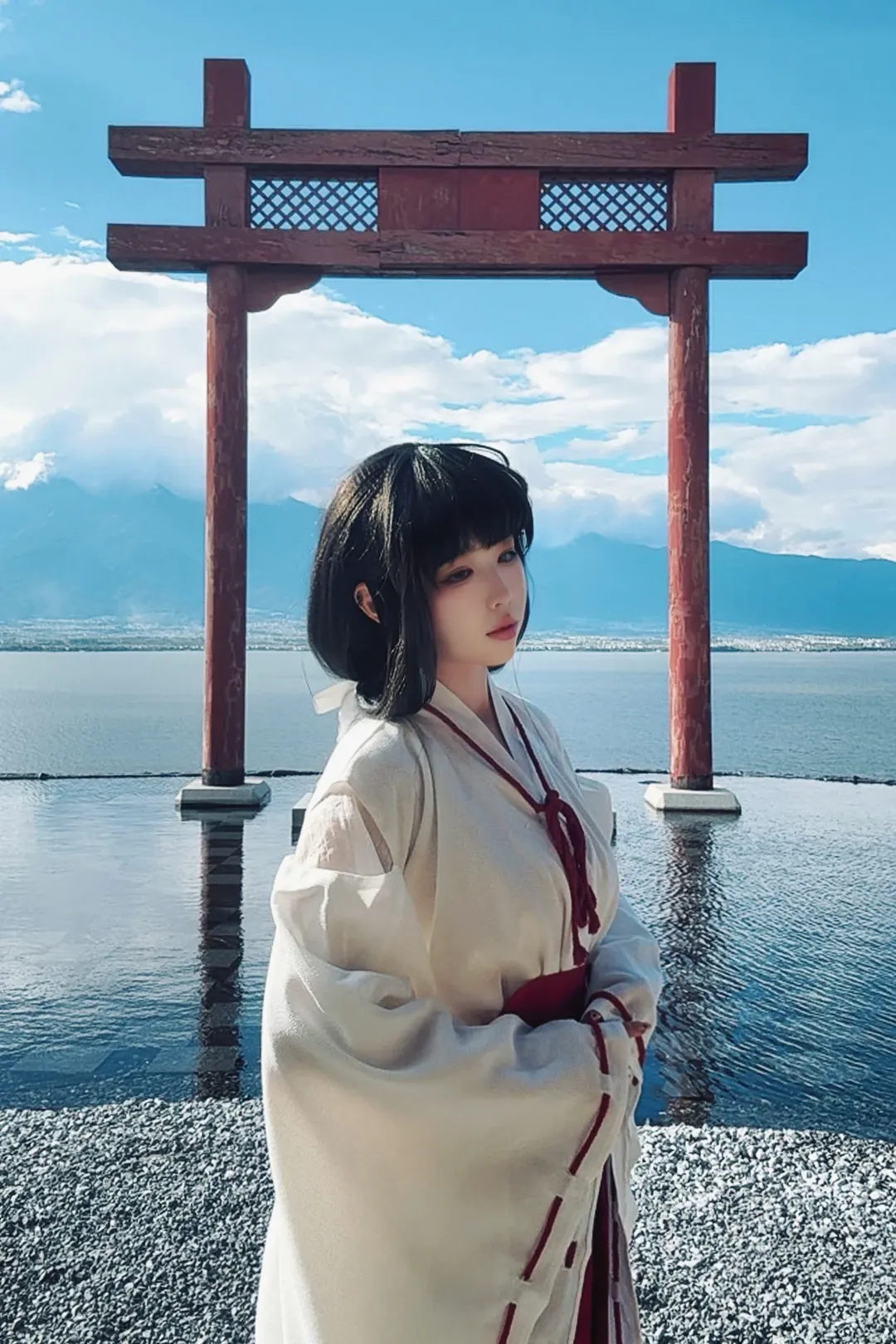 Anime cosplay, Cosplay photography, Kikyo cosplay, Inuyasha, Japanese style shrine maiden - Image 4
