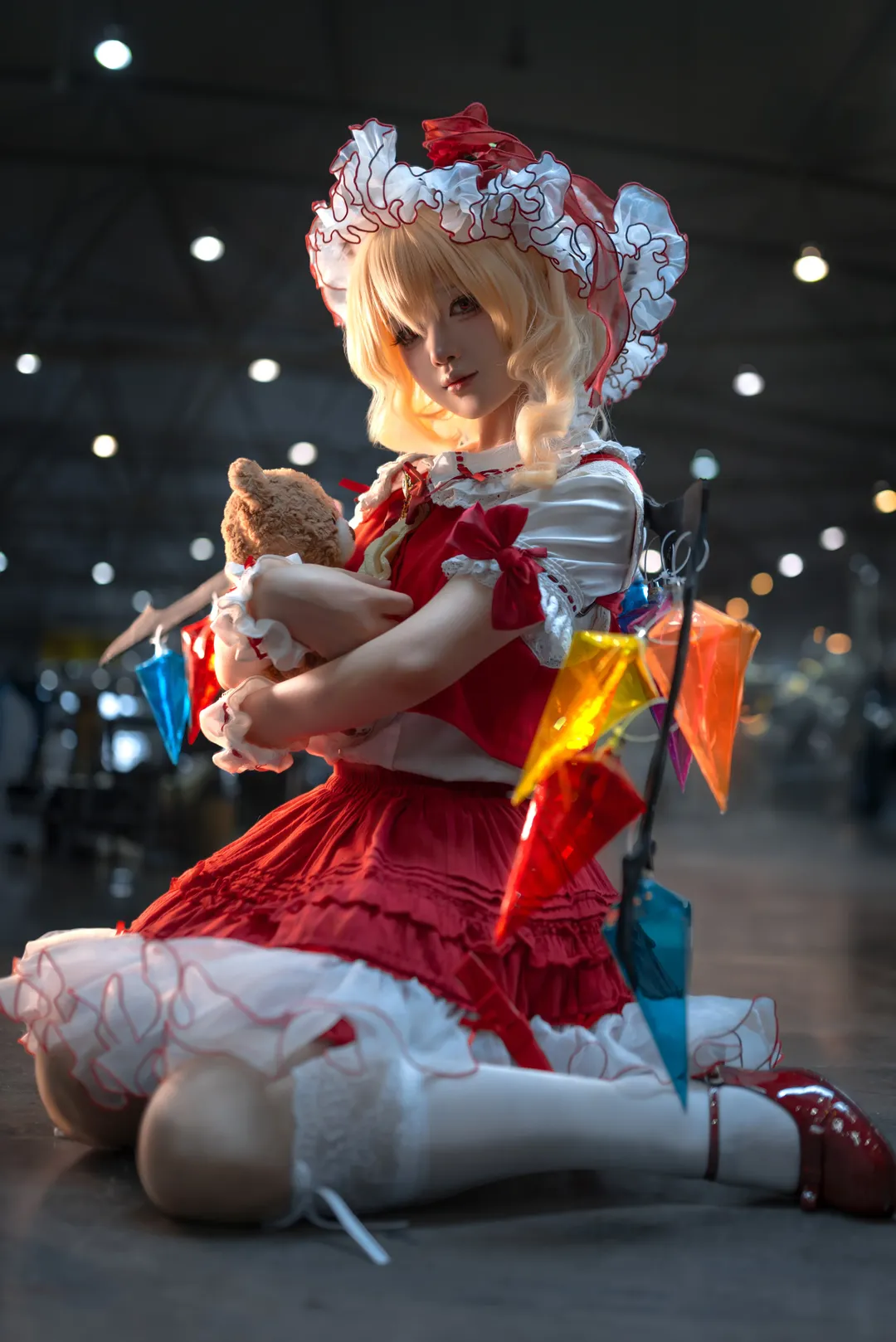 漫展返图, 二次元cosplay, 芙兰朵露cos, 东方poject, 展馆摄影 - 第2张