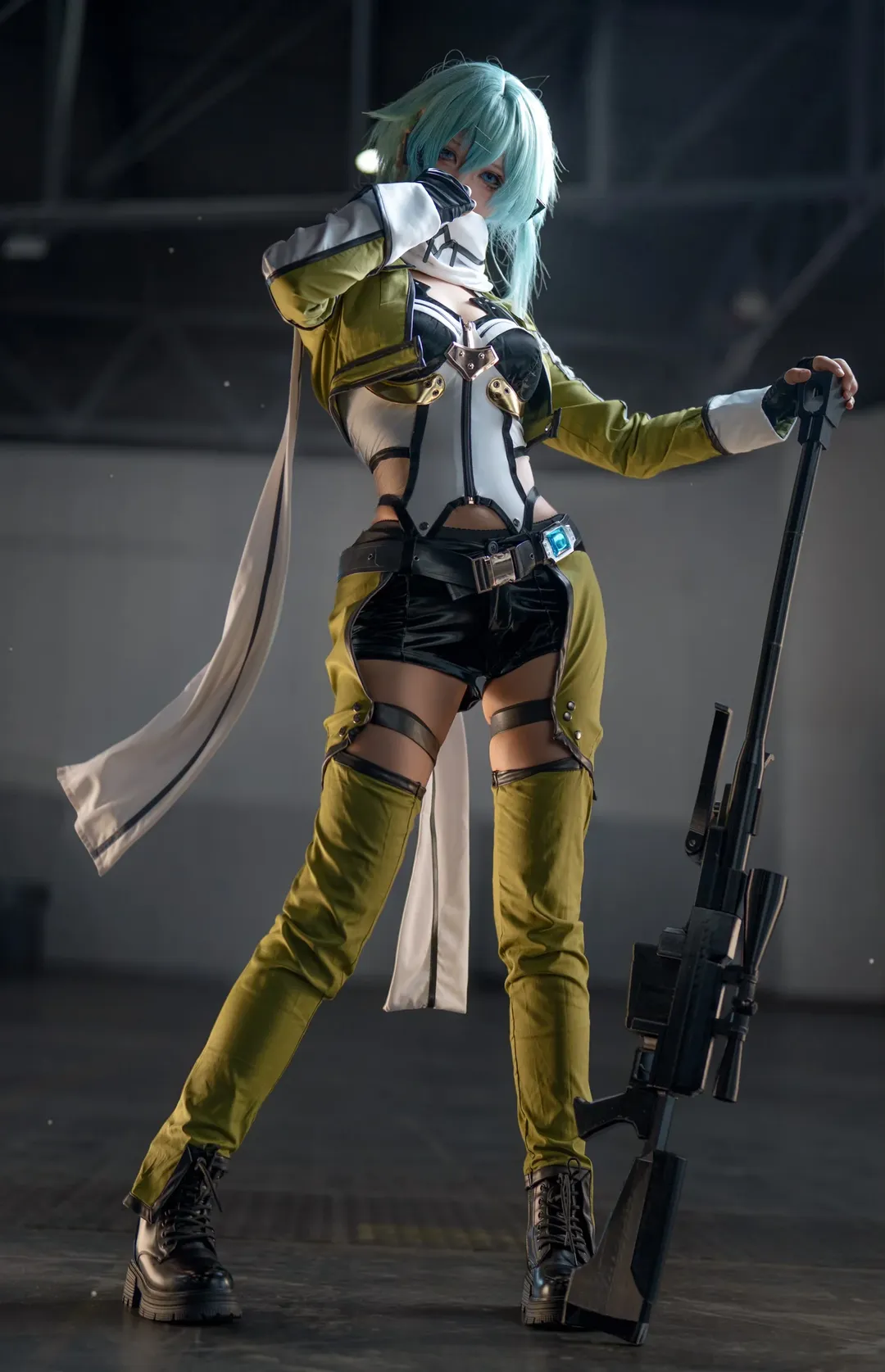 ソードアート・オンライン, 二次元ファッション, タクティカルスタイルコスプレ, シノンコスプレ, スナイパーコスプレ