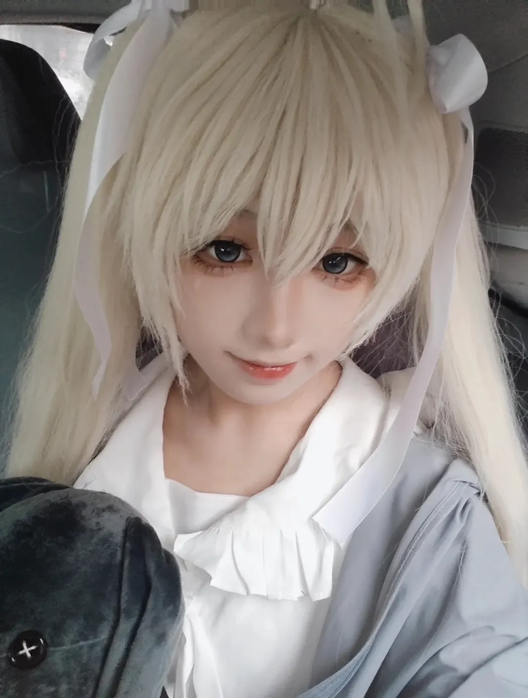 Kasugano Sora cosplay, Yosuga no Sora, Anime cosplay, White-haired twin tails, Cosplay daily life