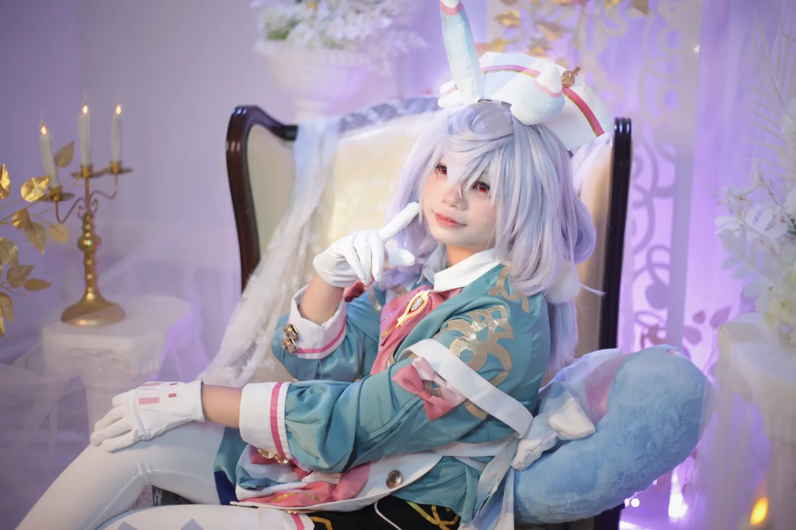 原神, 希格雯cos, cosplay摄影, 梦幻少女风, 二次元棚拍
