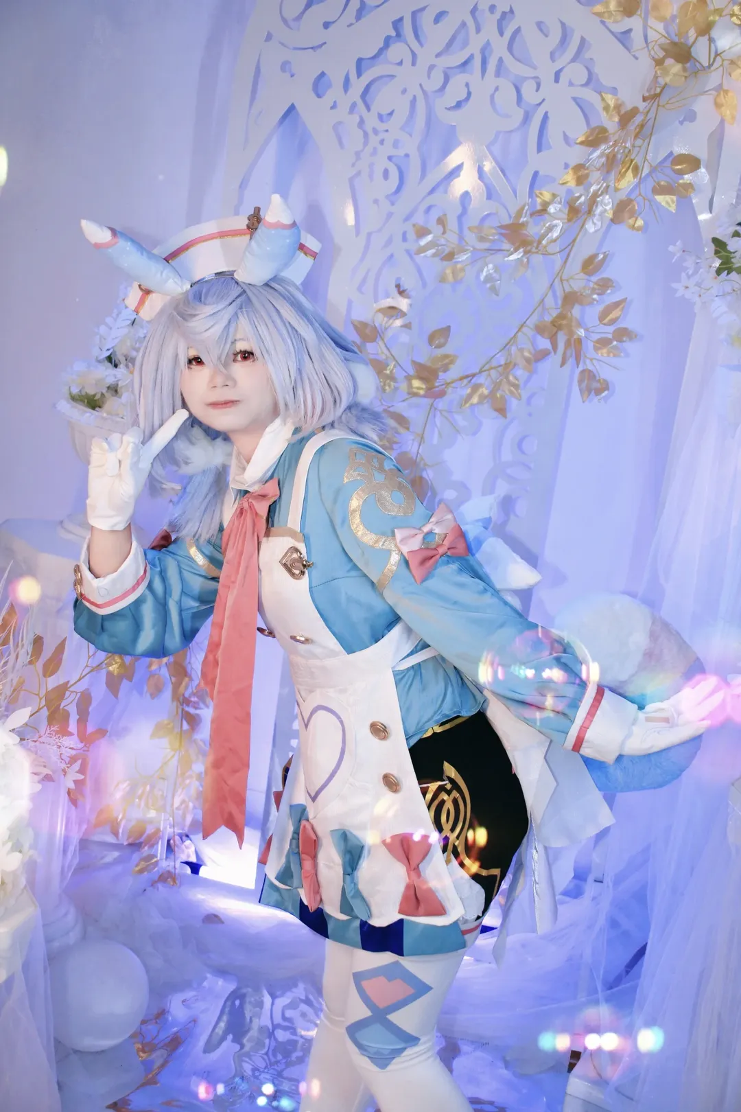 原神, 希格雯cos, cosplay摄影, 梦幻少女风, 二次元棚拍 - 第3张