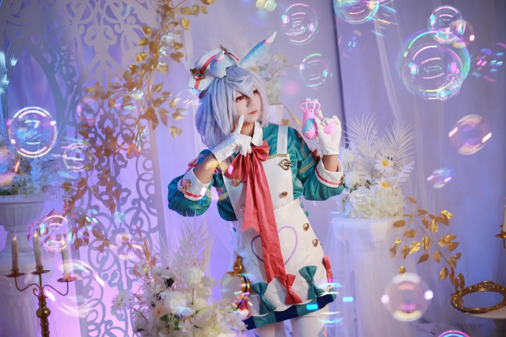 原神, 希格雯cos, cosplay摄影, 梦幻少女风, 二次元棚拍 - 第5张