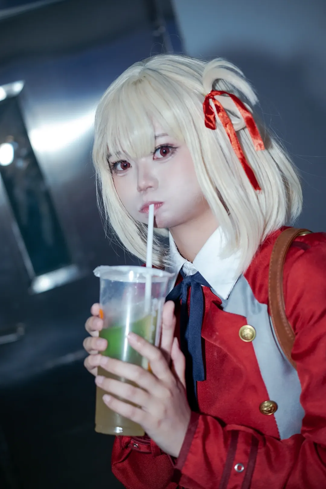 外景摄影, cosplay穿搭, 动漫角色扮演, 锦木千束cos, 莉可莉丝 - 第7张