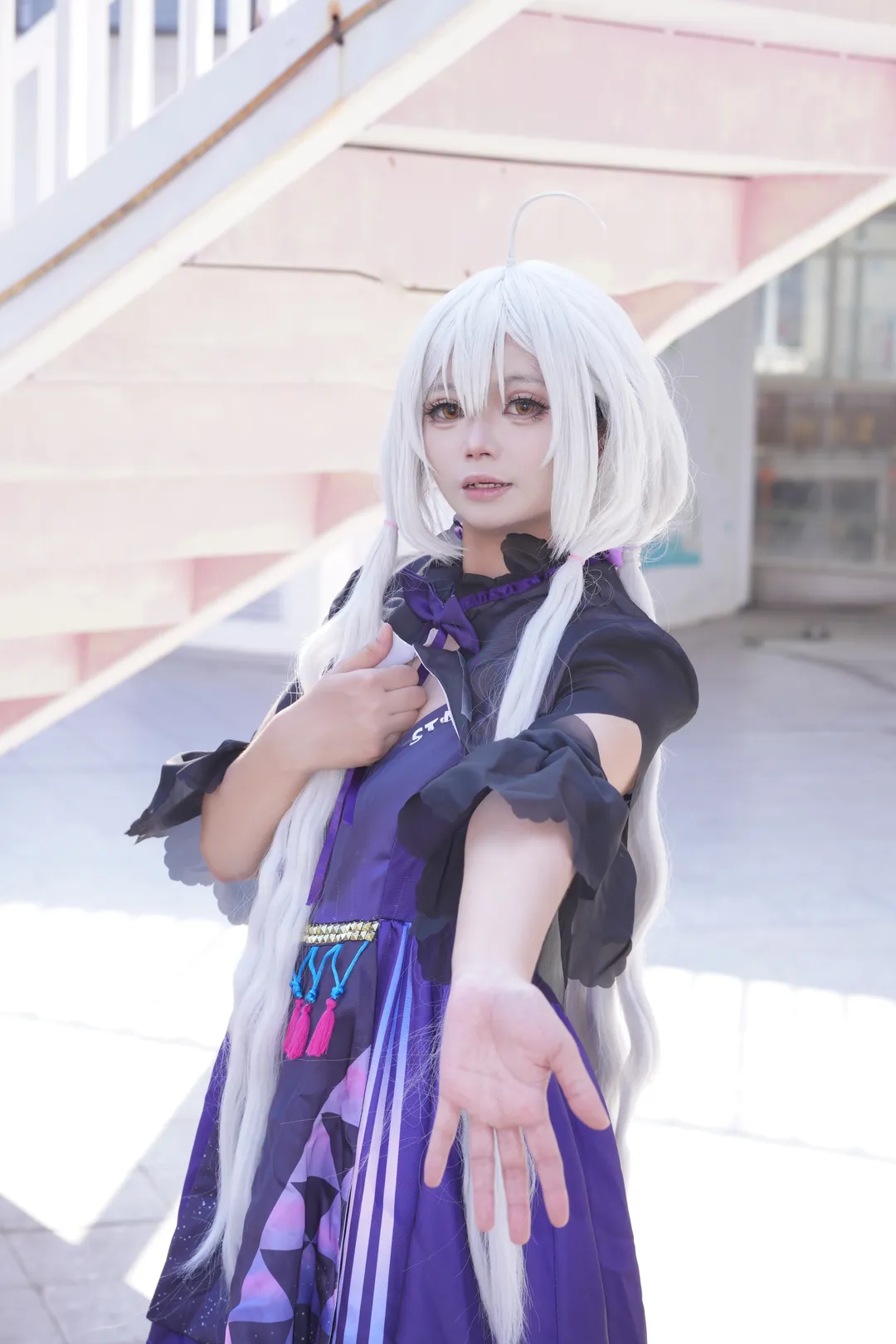 cosplay摄影, 二次元装扮, 街头外景, 星尘cos, 五维介质