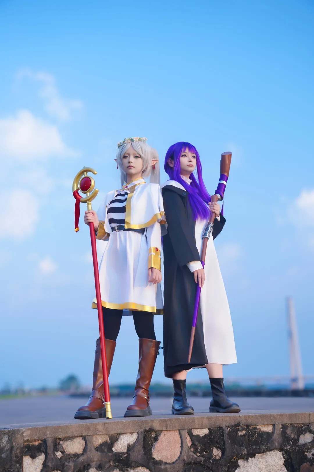 葬送的芙莉莲, 芙莉莲cos, cosplay正片, 精灵耳造型, 魔法杖道具 - 第6张