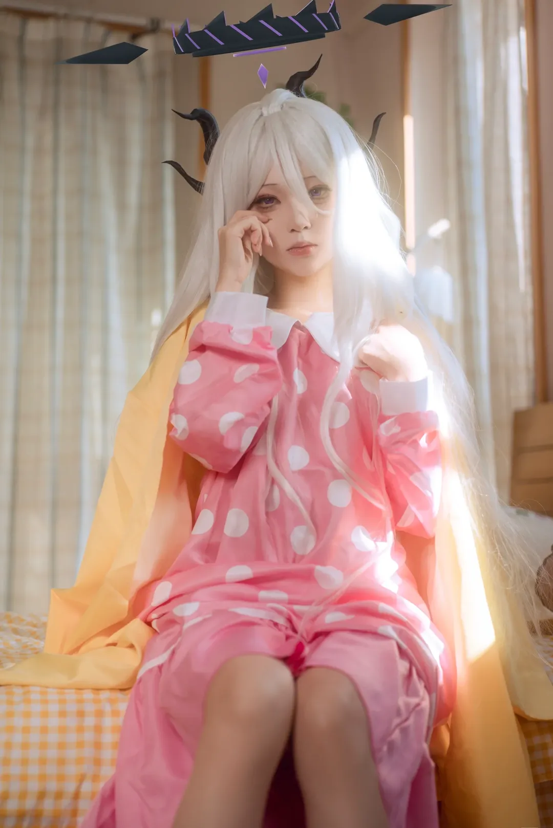 cosplay, 蔚蓝档案, 空崎日奈cos, 睡衣cos, 二次元日常 - 第2张