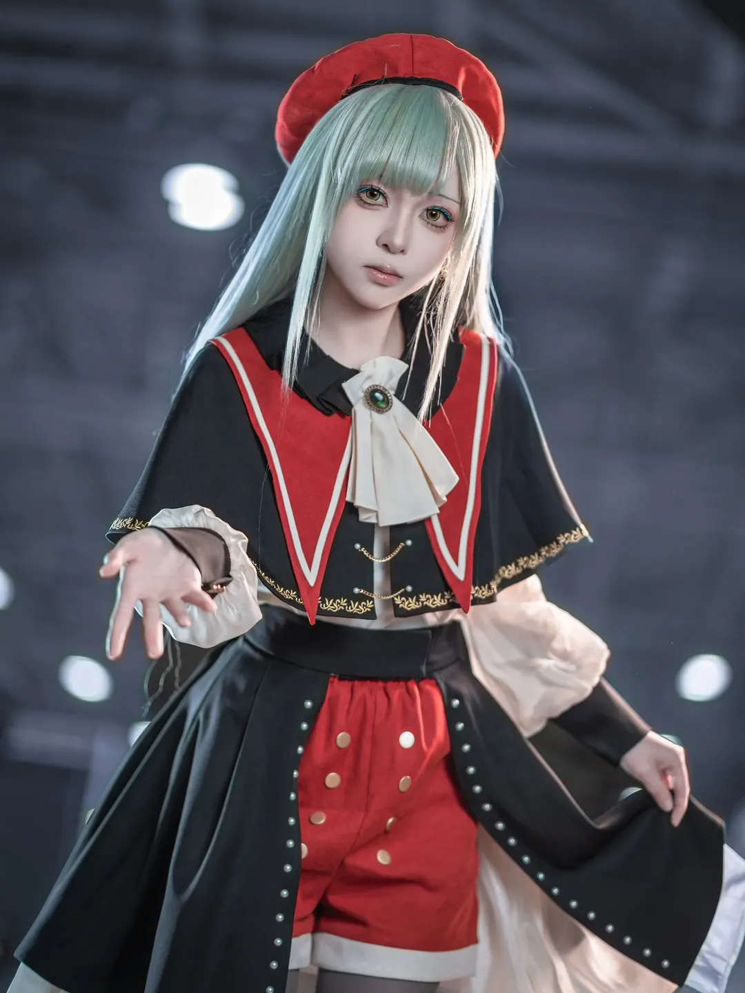cosplay, 漫展摄影, Ave Mujica, 若叶睦cos, 贝雷帽穿搭 - 第2张