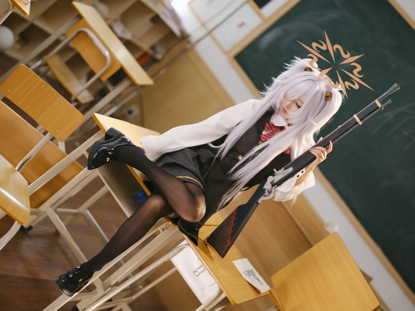蔚蓝档案, 摄影分享, 二次元穿搭, 校园制服, 板垣鹿江cos - 第2张