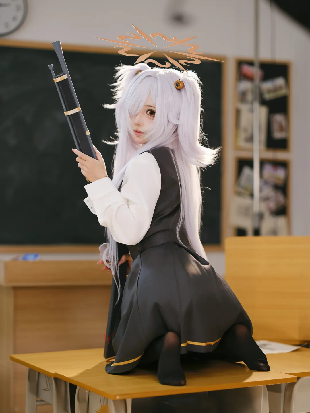 蔚蓝档案, 摄影分享, 二次元穿搭, 校园制服, 板垣鹿江cos - 第3张